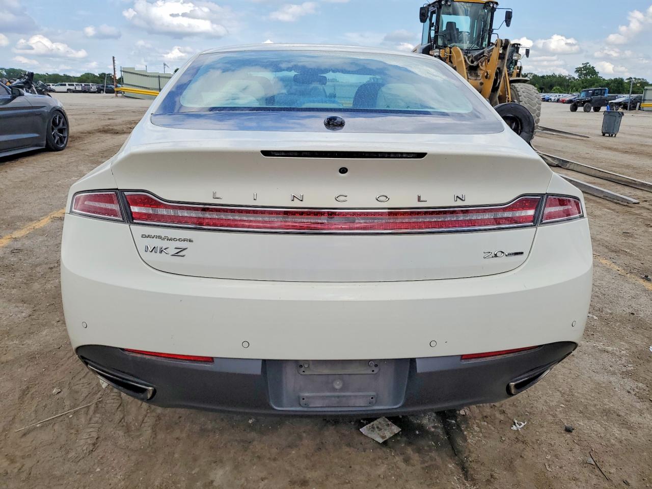 2013 Lincoln Mkz White vin: 3LN6L2G91DR804343