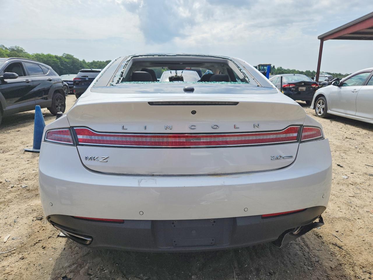 2013 Lincoln Mkz White vin: 3LN6L2G91DR815309