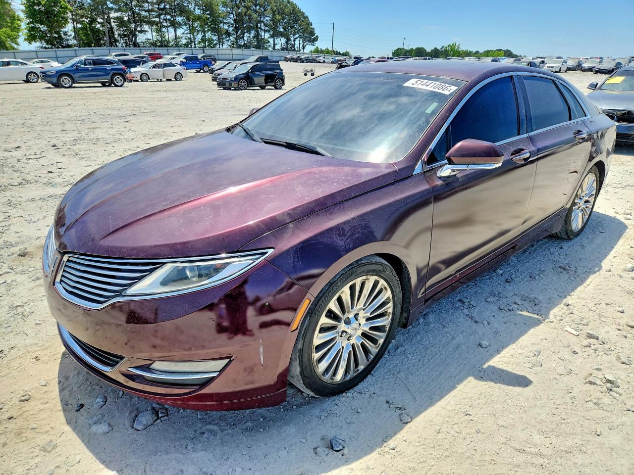 2013 Lincoln Mkz Темно-бордовый vin: 3LN6L2G91DR824964