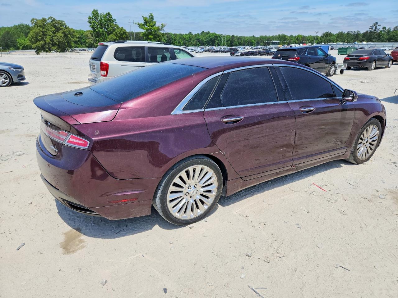 2013 Lincoln Mkz Темно-бордовый vin: 3LN6L2G91DR824964