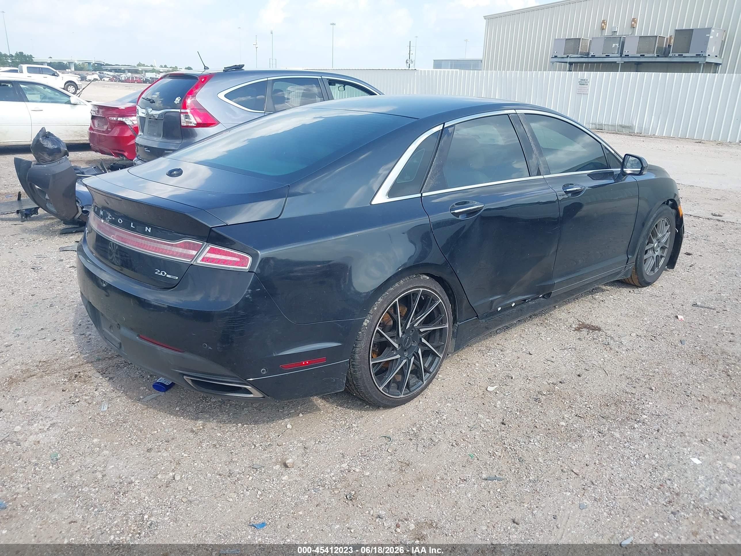 2013 Lincoln Mkz   Black vin: 3LN6L2G91DR826939