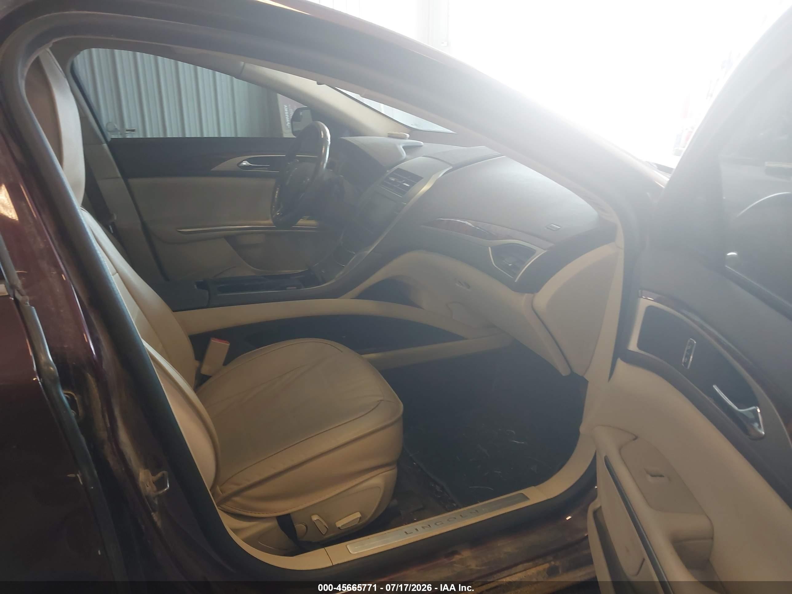 2013 Lincoln Mkz   Purple vin: 3LN6L2G91DR827556
