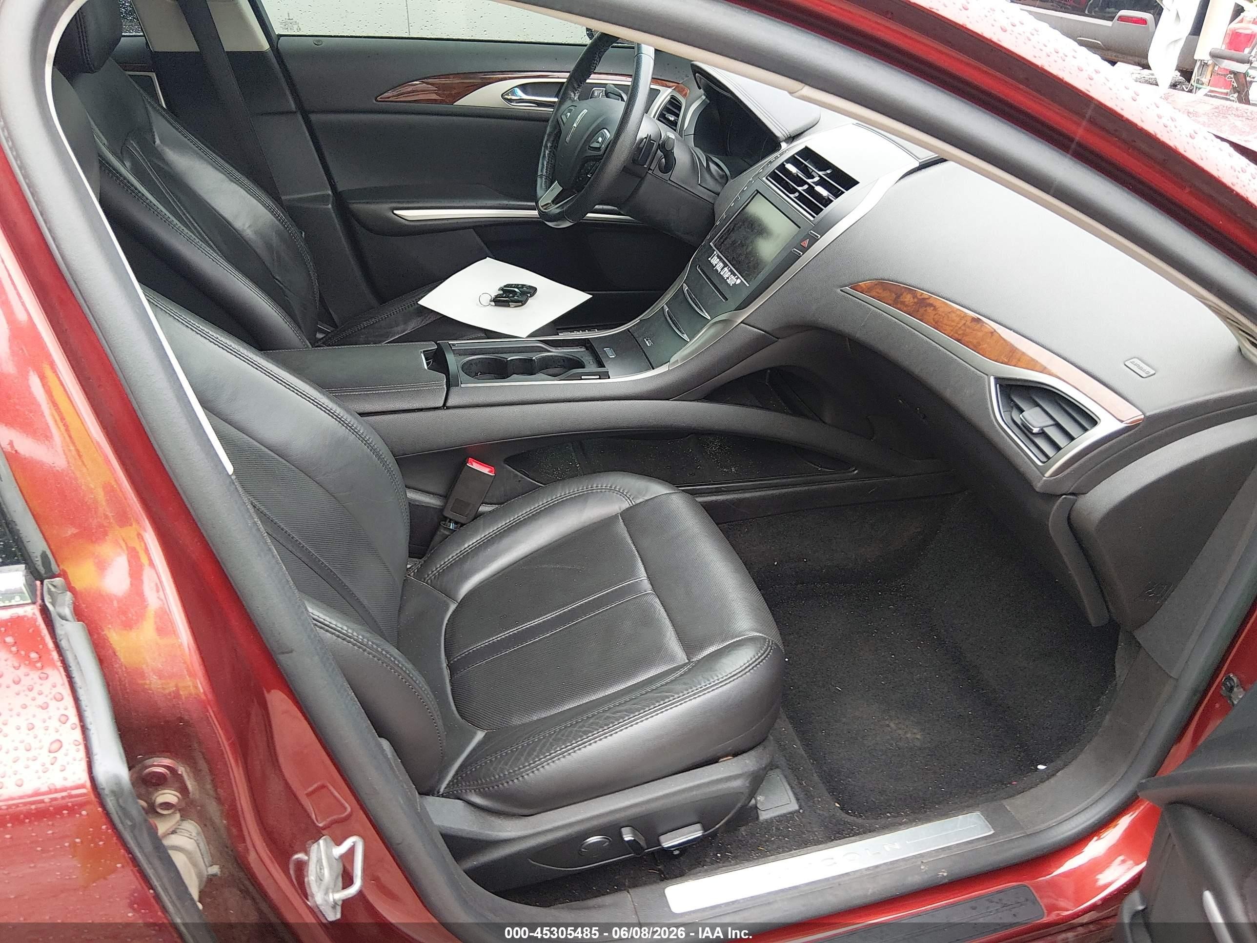 2014 Lincoln Mkz   Maroon vin: 3LN6L2G91ER801606