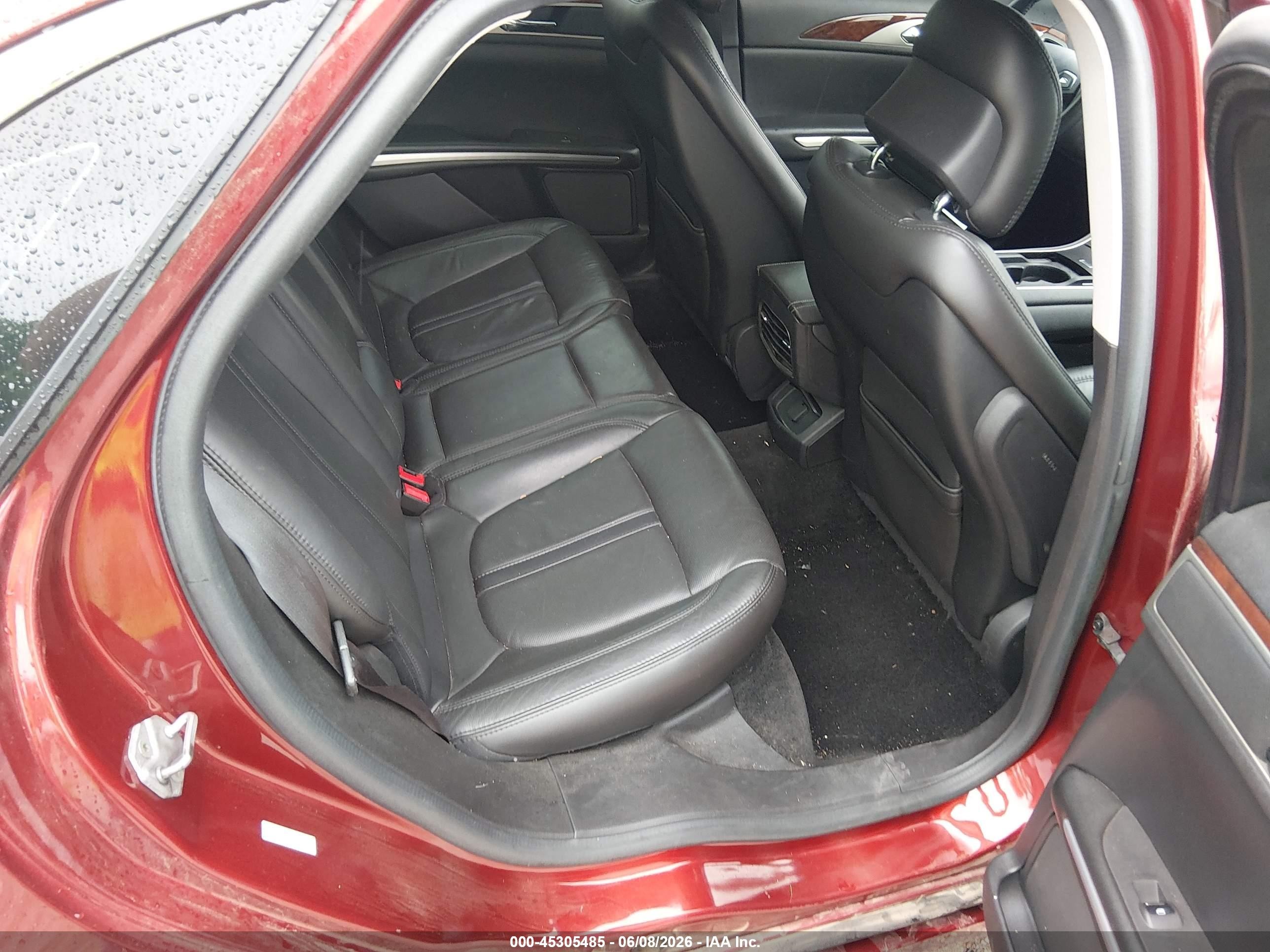 2014 Lincoln Mkz   Maroon vin: 3LN6L2G91ER801606