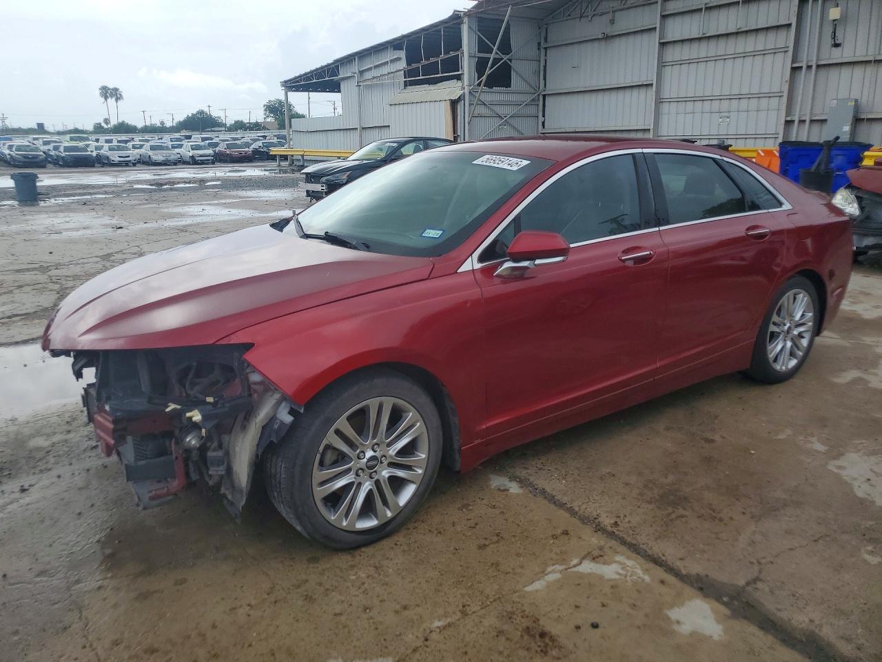 2014 Lincoln Mkz Red vin: 3LN6L2G91ER808121