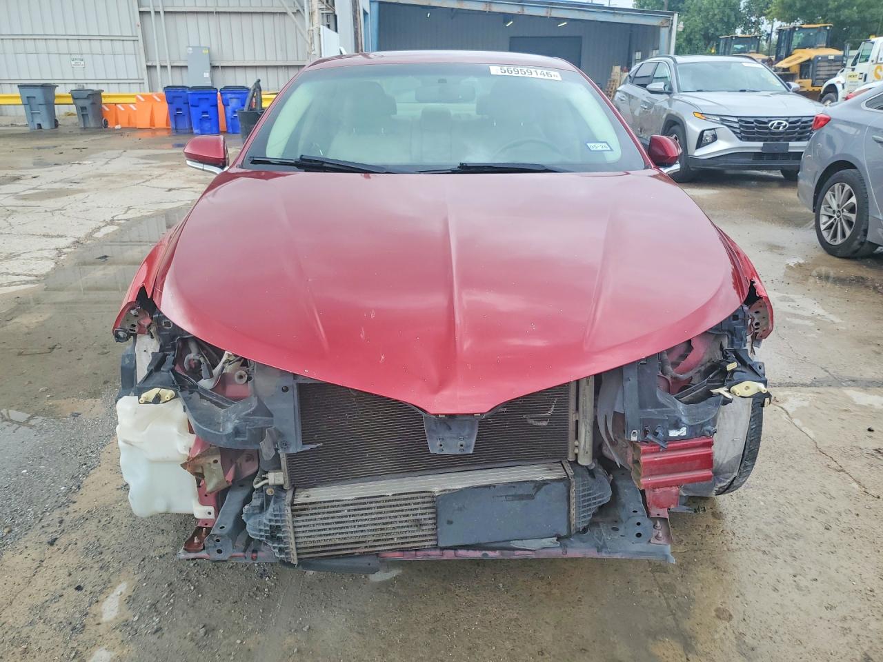 2014 Lincoln Mkz Red vin: 3LN6L2G91ER808121