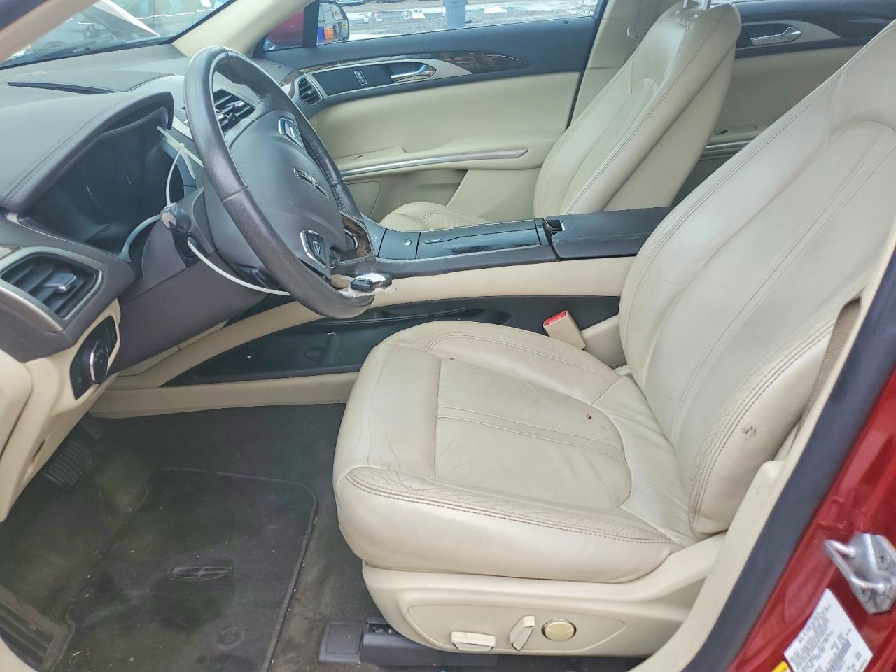 2014 Lincoln Mkz Red vin: 3LN6L2G91ER808121