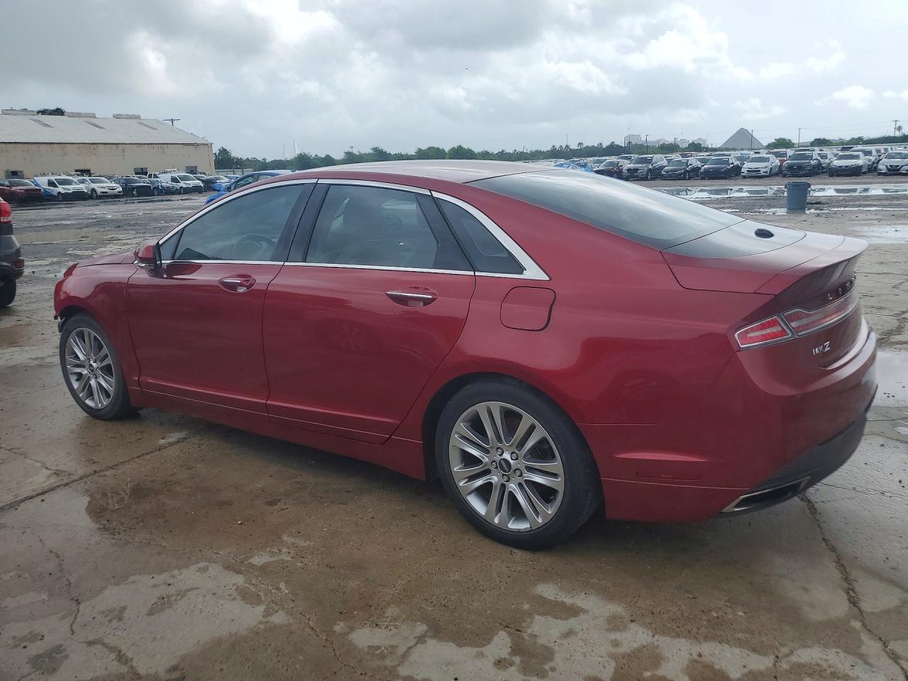 2014 Lincoln Mkz Red vin: 3LN6L2G91ER808121