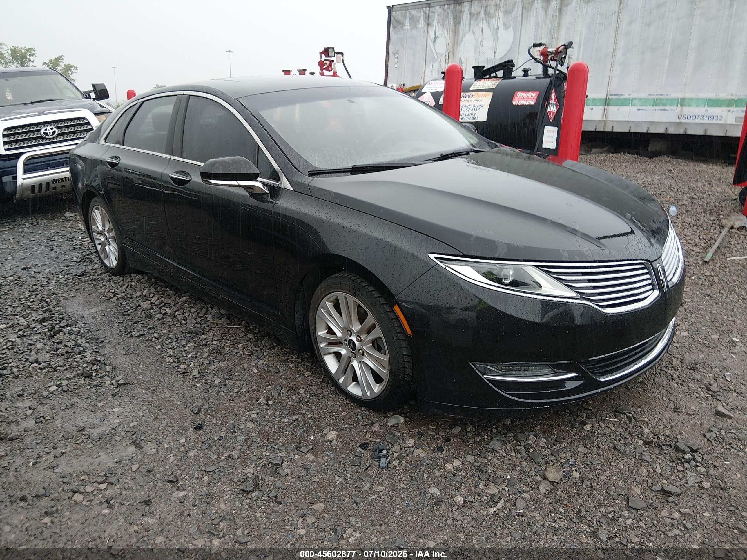 2014 Lincoln Mkz   Черный vin: 3LN6L2G91ER830118