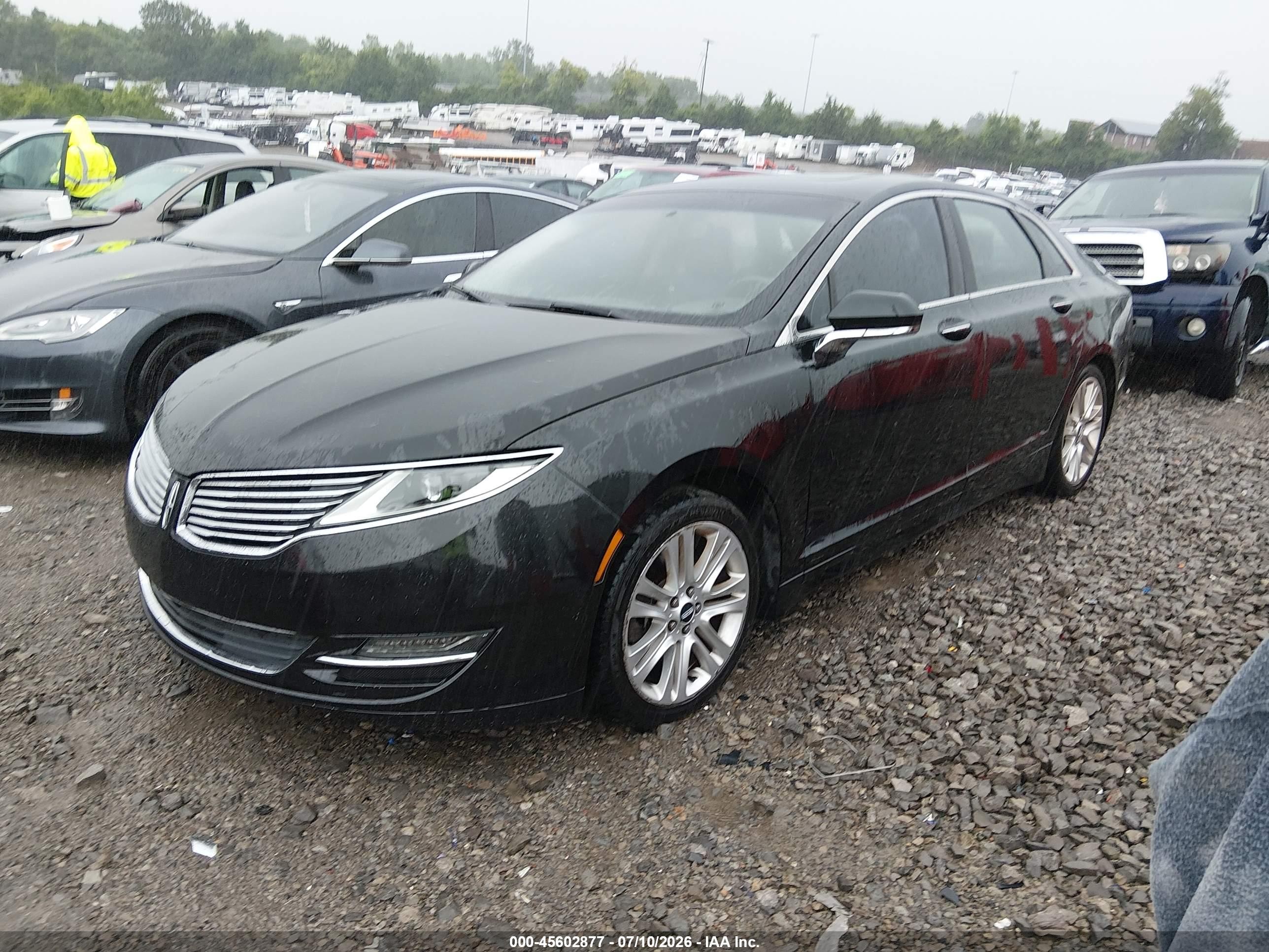 2014 Lincoln Mkz   Black vin: 3LN6L2G91ER830118