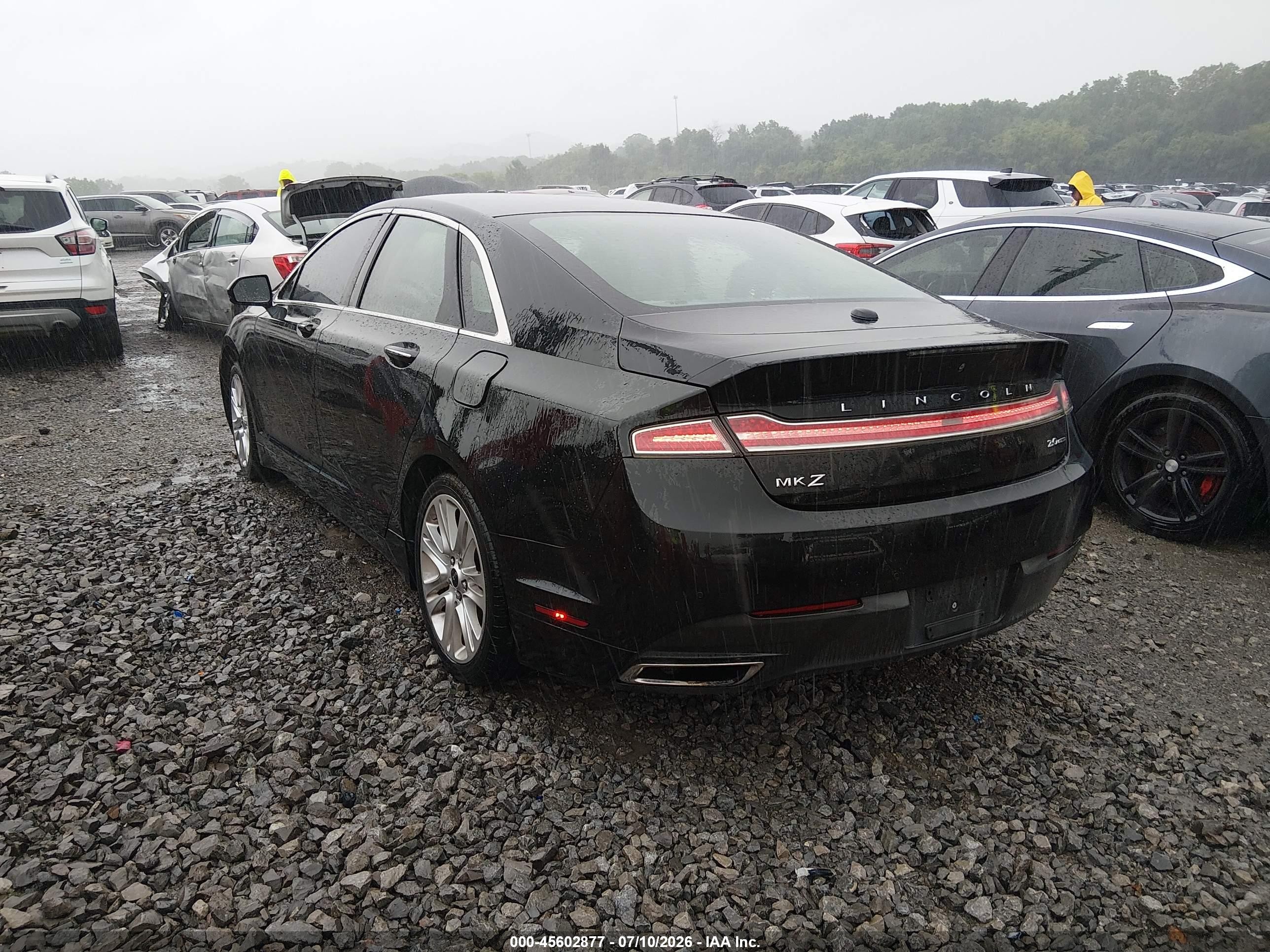 2014 Lincoln Mkz   Black vin: 3LN6L2G91ER830118