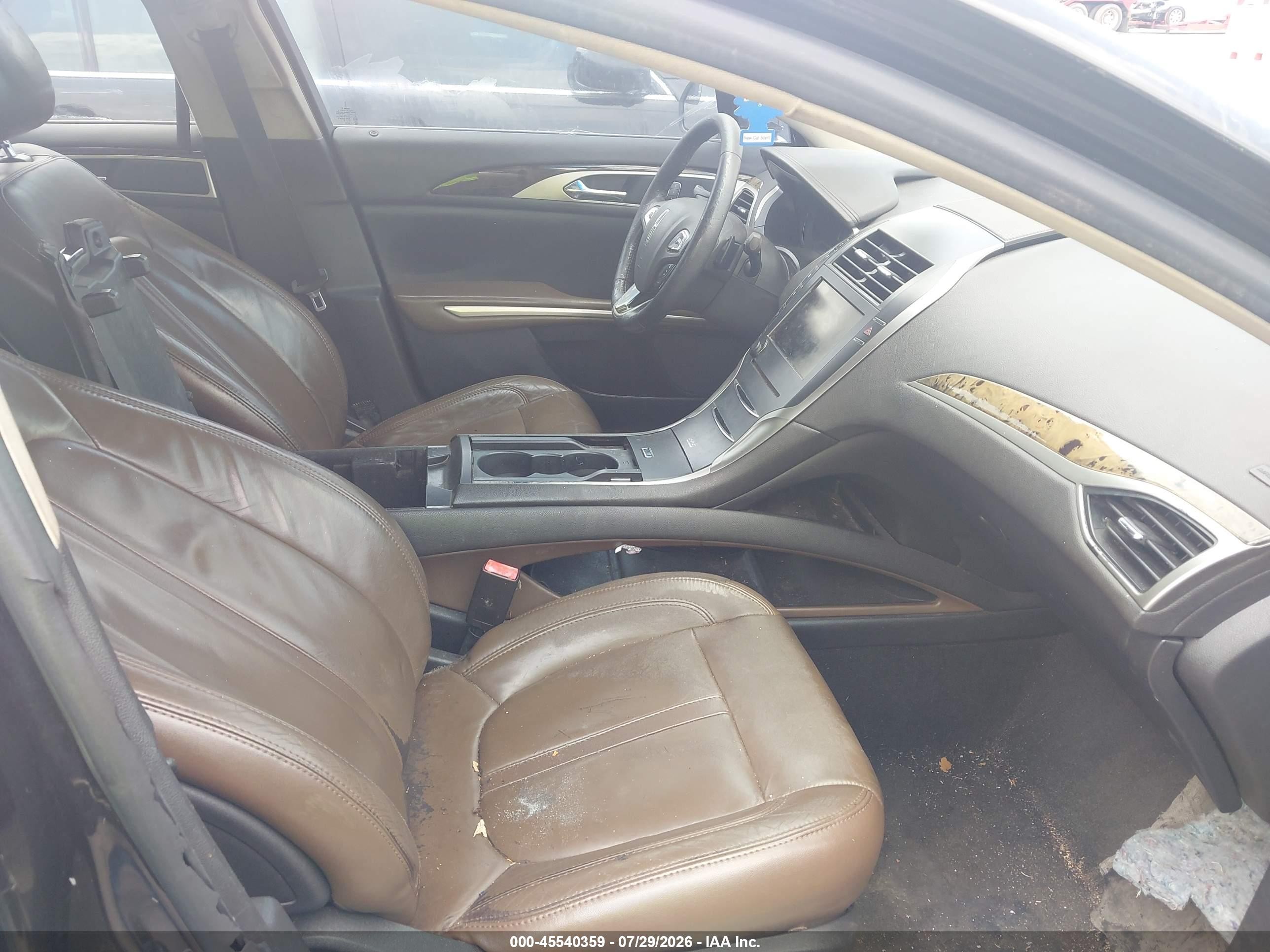 2014 Lincoln Mkz   Black vin: 3LN6L2G91ER833262
