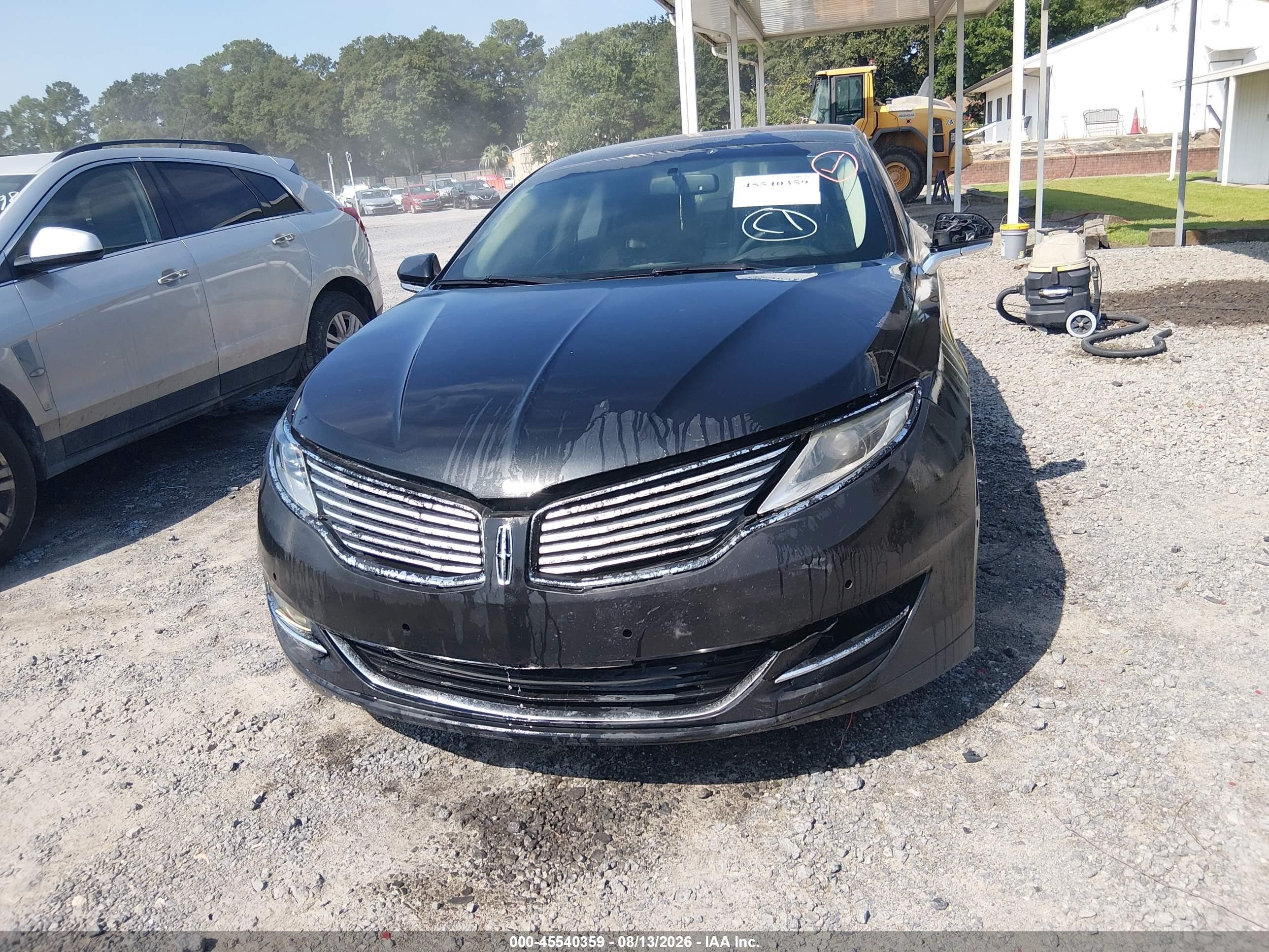 2014 Lincoln Mkz   Black vin: 3LN6L2G91ER833262