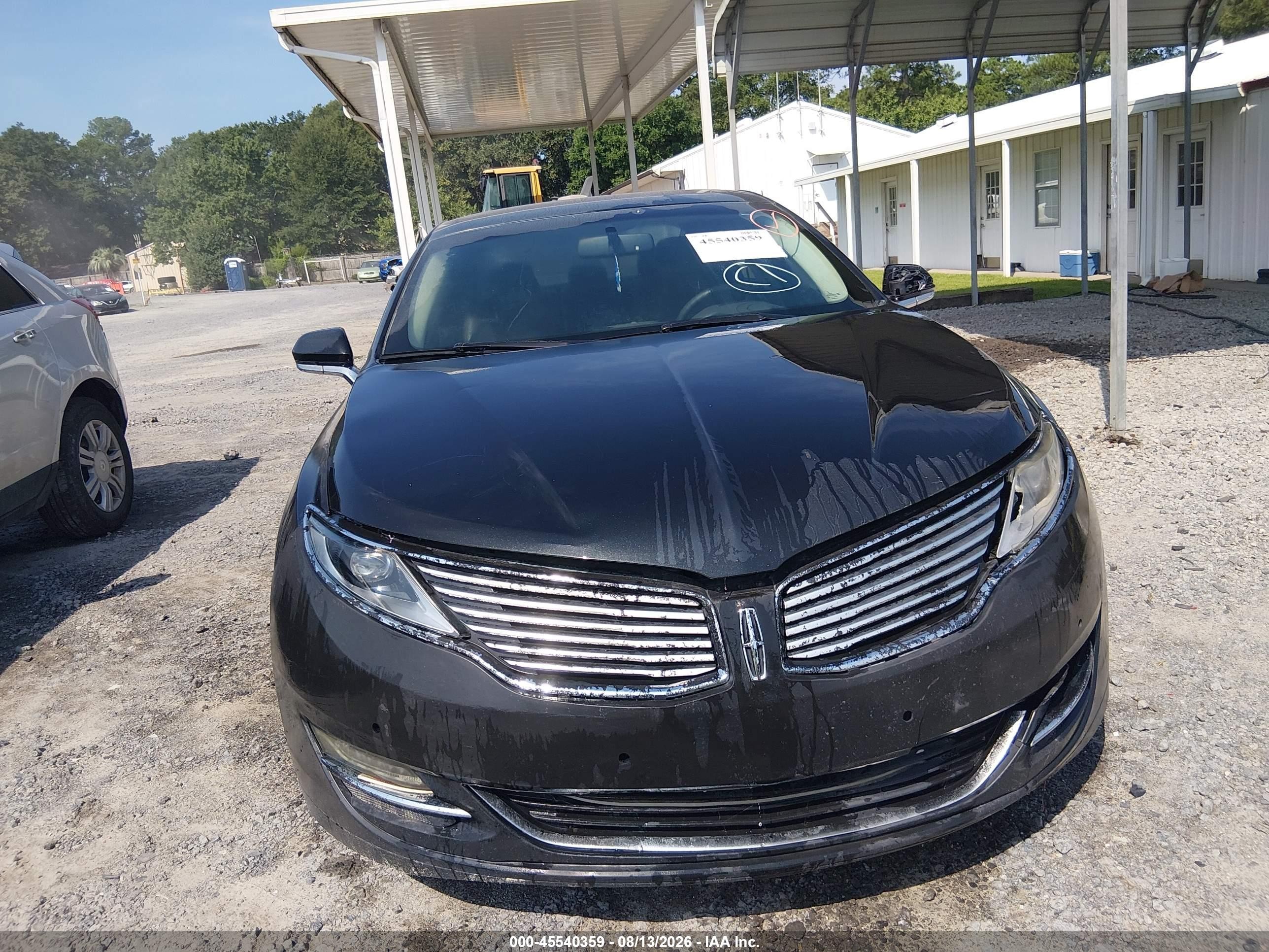 2014 Lincoln Mkz   Black vin: 3LN6L2G91ER833262