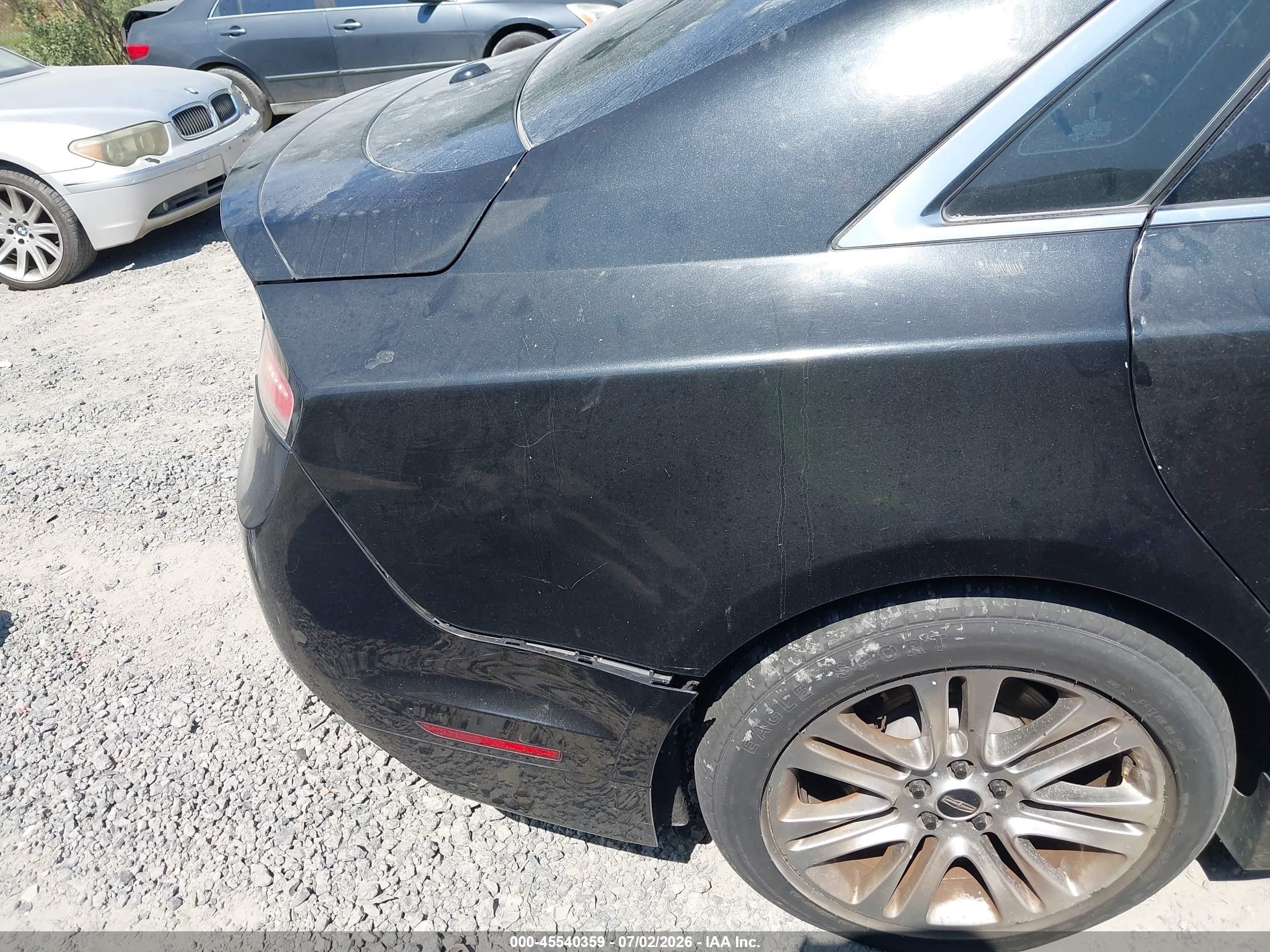 2014 Lincoln Mkz   Black vin: 3LN6L2G91ER833262