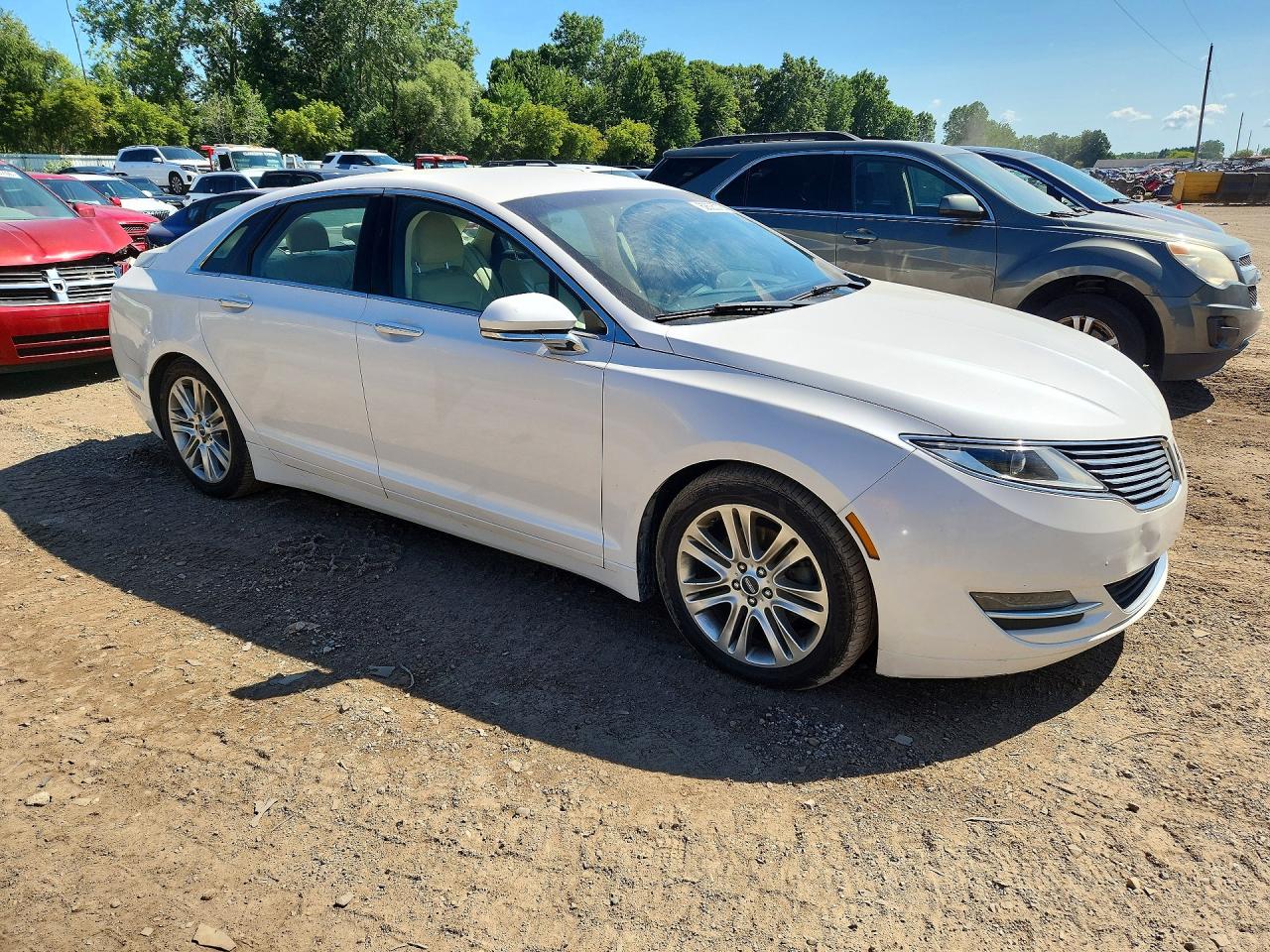 2015 Lincoln Mkz White vin: 3LN6L2G91FR610124