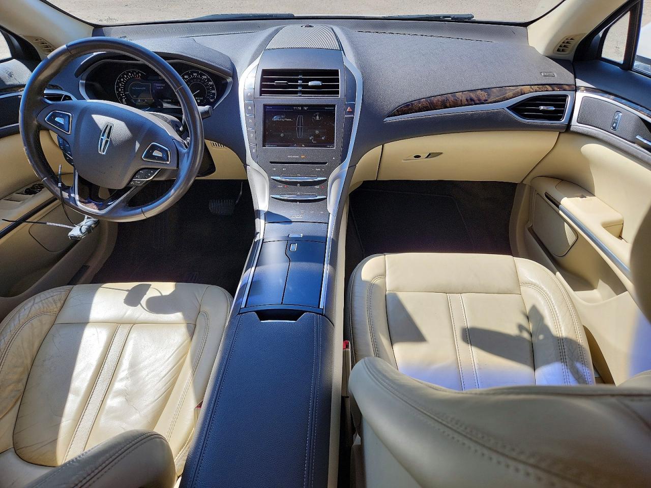 2015 Lincoln Mkz White vin: 3LN6L2G91FR610124