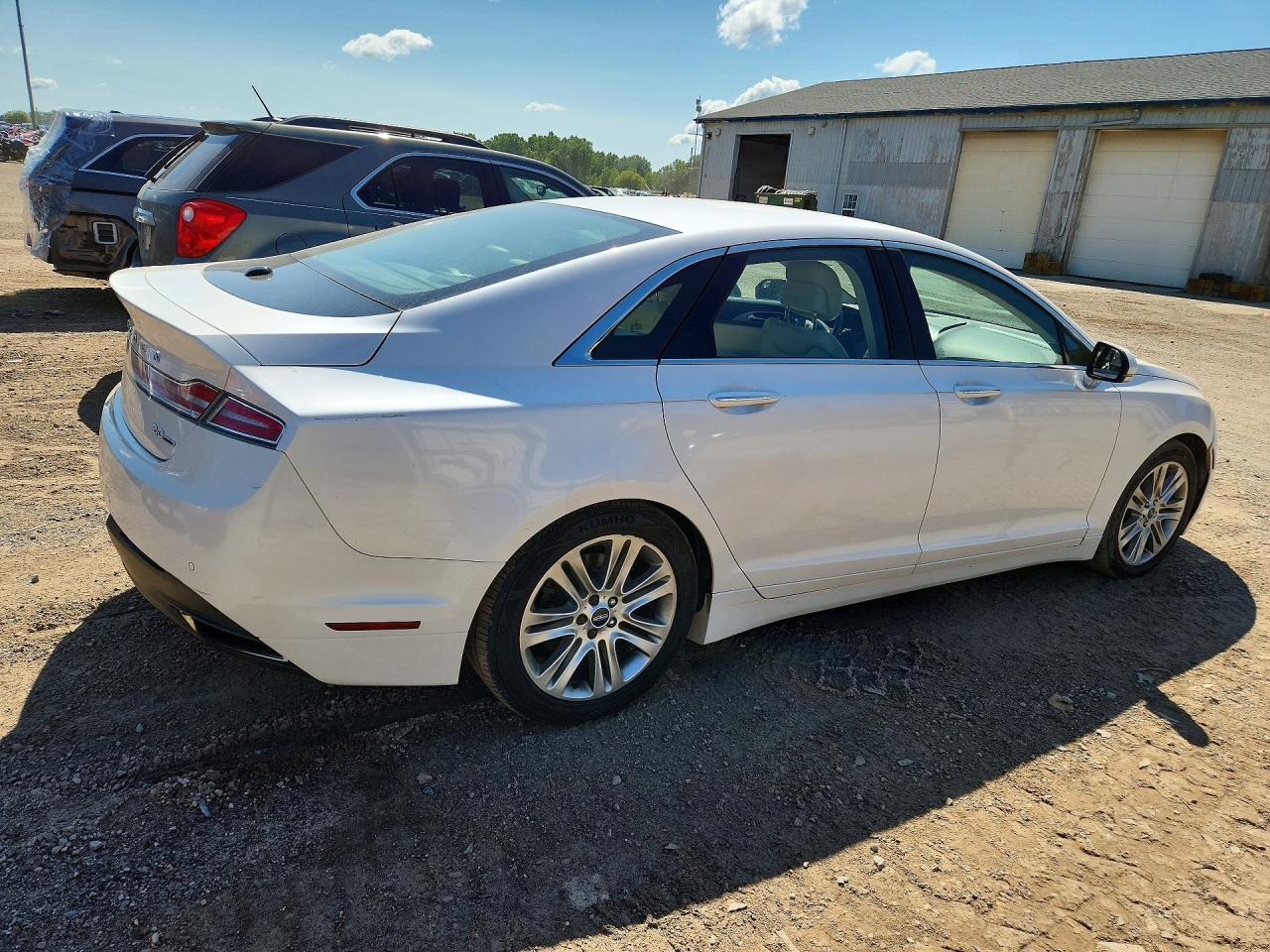 2015 Lincoln Mkz White vin: 3LN6L2G91FR610124