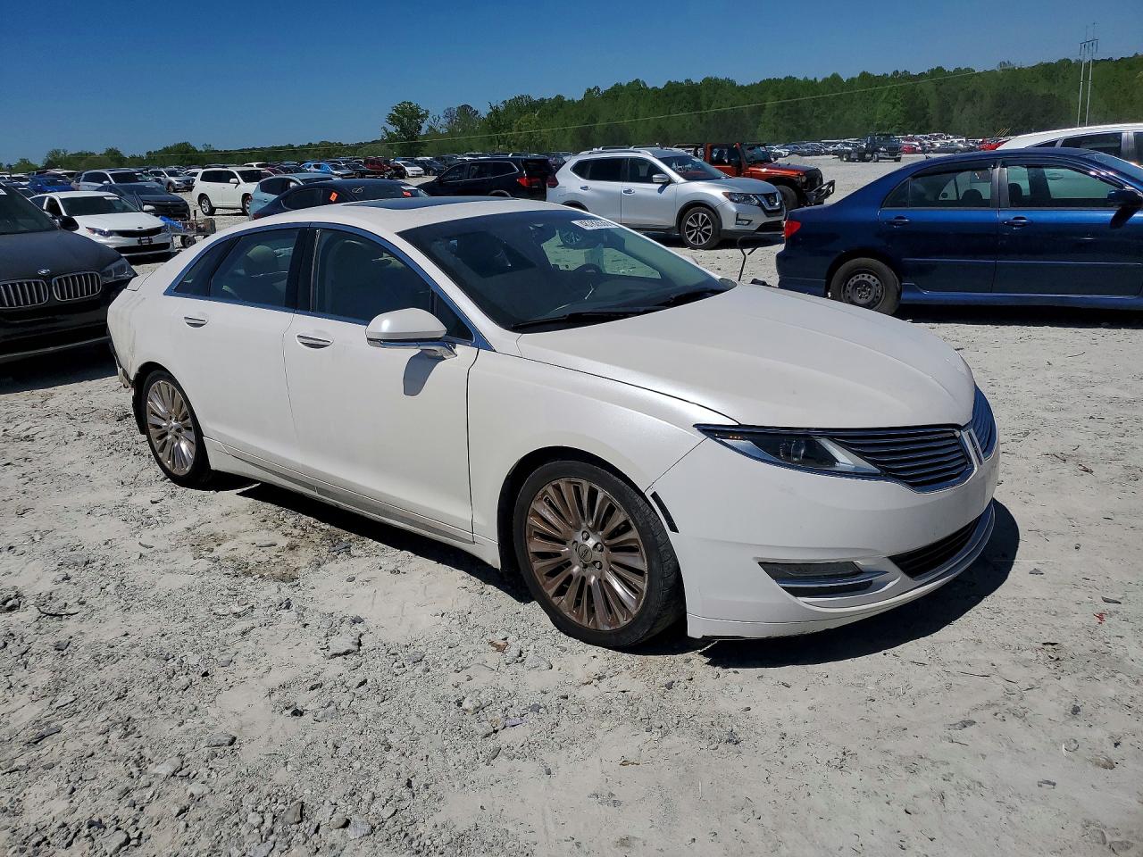 2016 Lincoln Mkz White vin: 3LN6L2G91GR621285