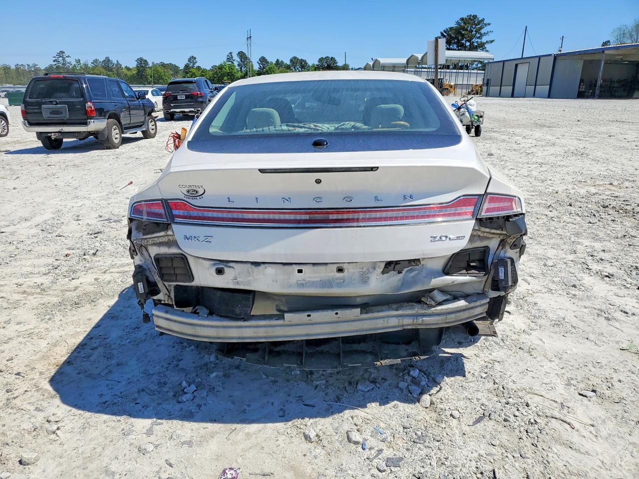 2016 Lincoln Mkz White vin: 3LN6L2G91GR621285