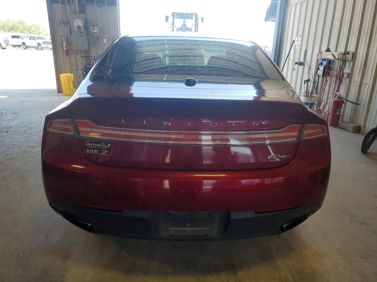 2013 Lincoln Mkz Red vin: 3LN6L2G92DR804366