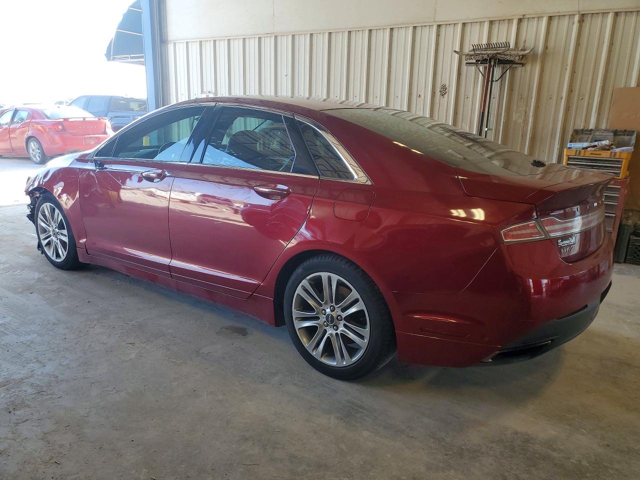2013 Lincoln Mkz Red vin: 3LN6L2G92DR804366