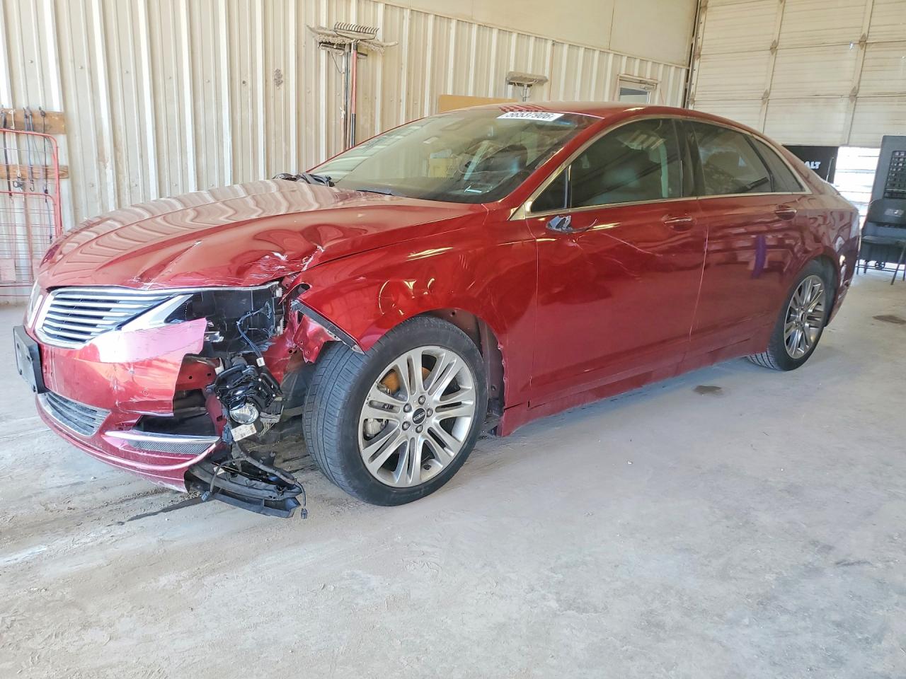 2013 Lincoln Mkz Red vin: 3LN6L2G92DR804366