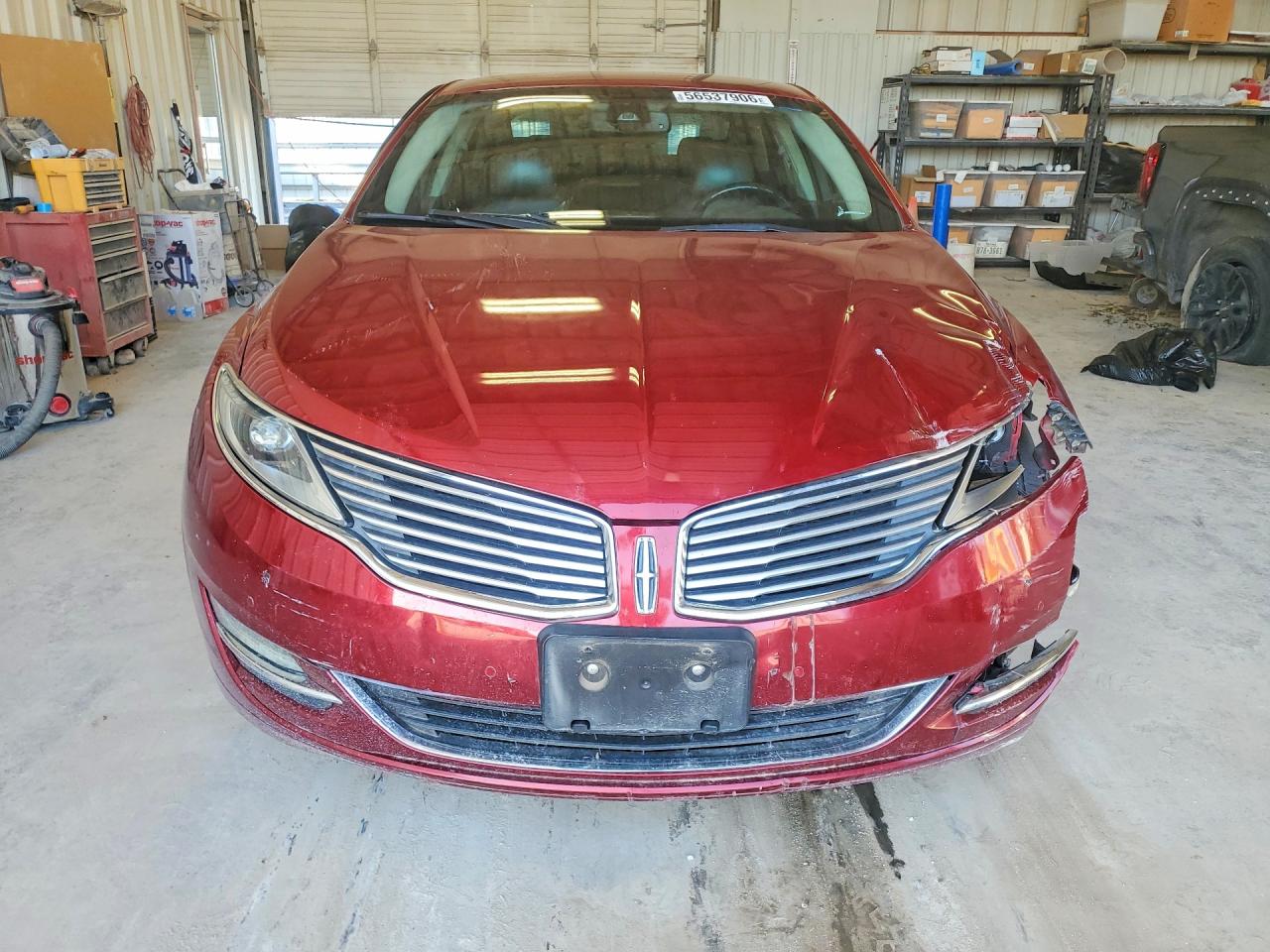 2013 Lincoln Mkz Red vin: 3LN6L2G92DR804366