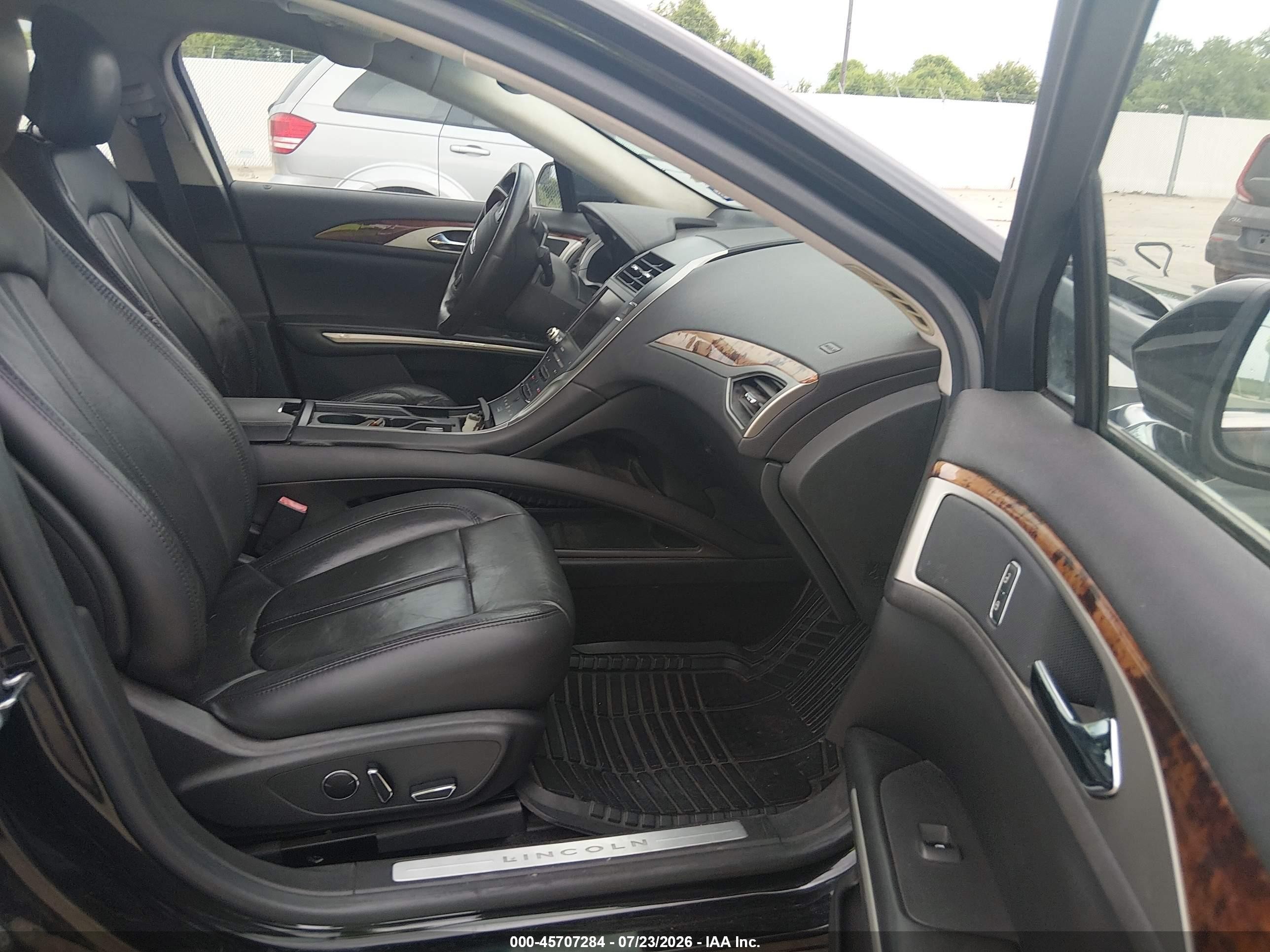 2013 Lincoln Mkz   Black vin: 3LN6L2G92DR804383