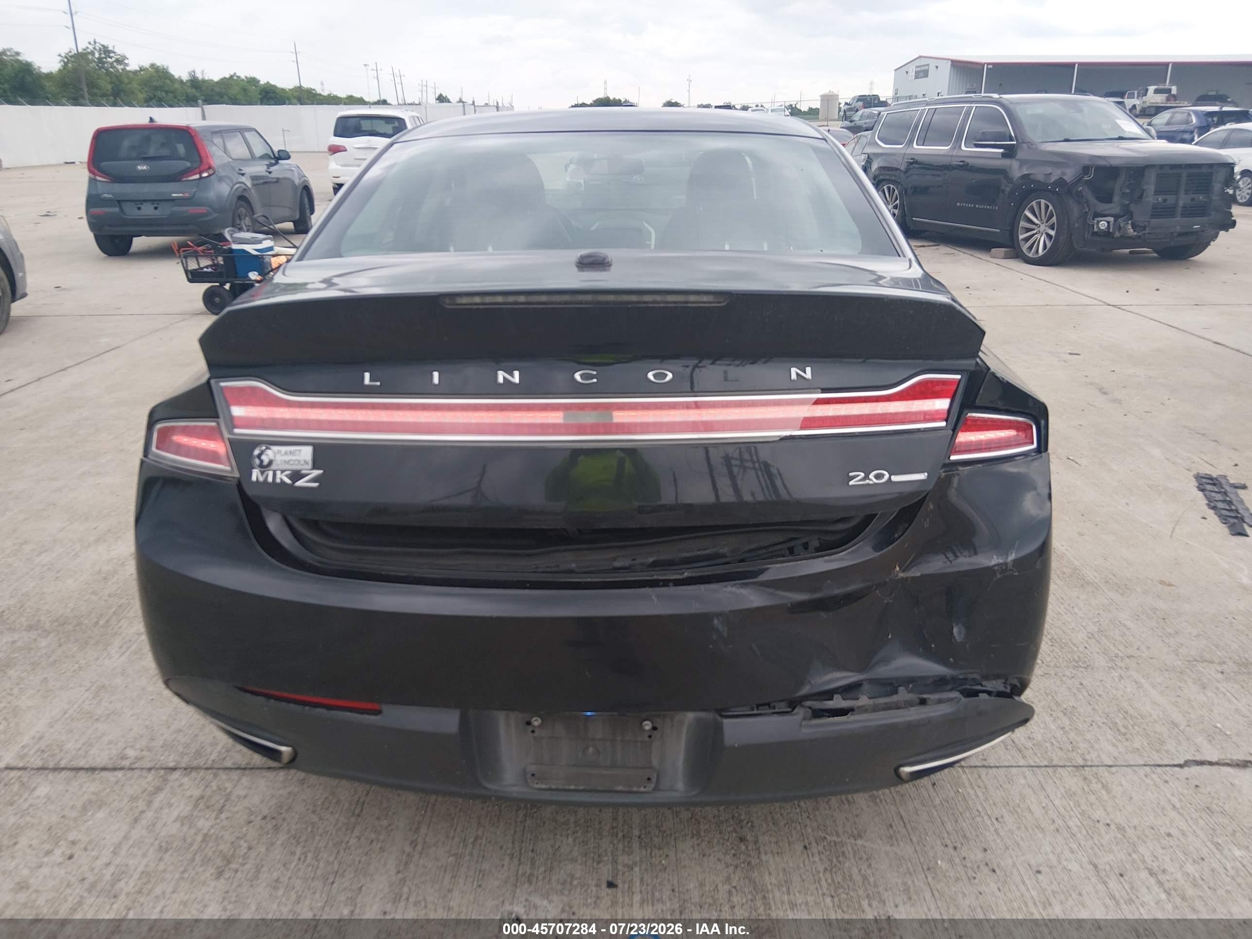 2013 Lincoln Mkz   Black vin: 3LN6L2G92DR804383