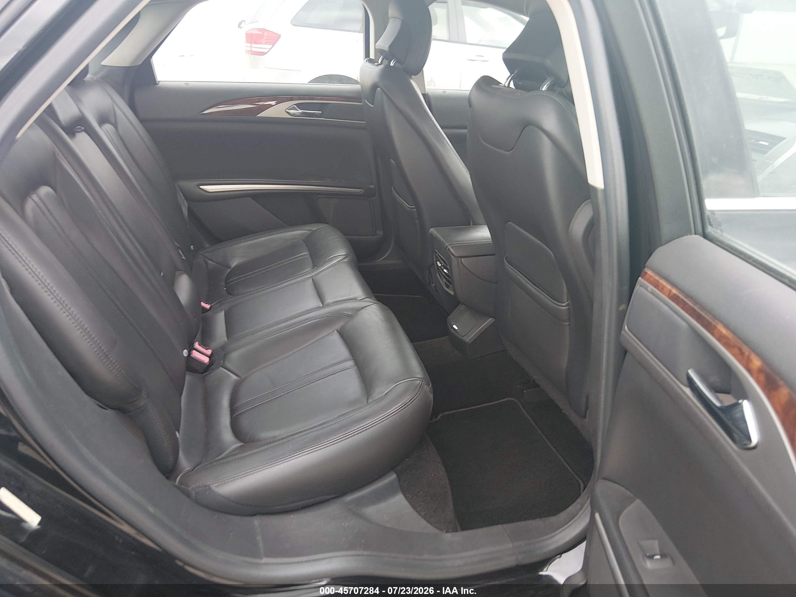 2013 Lincoln Mkz   Black vin: 3LN6L2G92DR804383