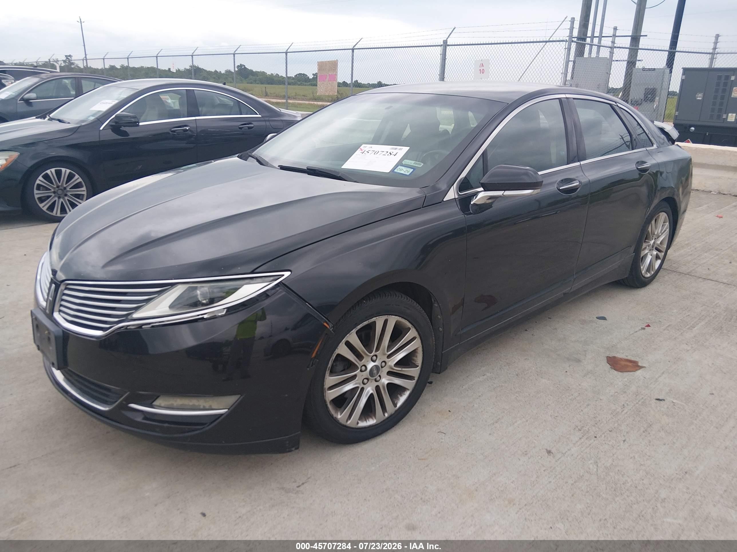 2013 Lincoln Mkz   Black vin: 3LN6L2G92DR804383