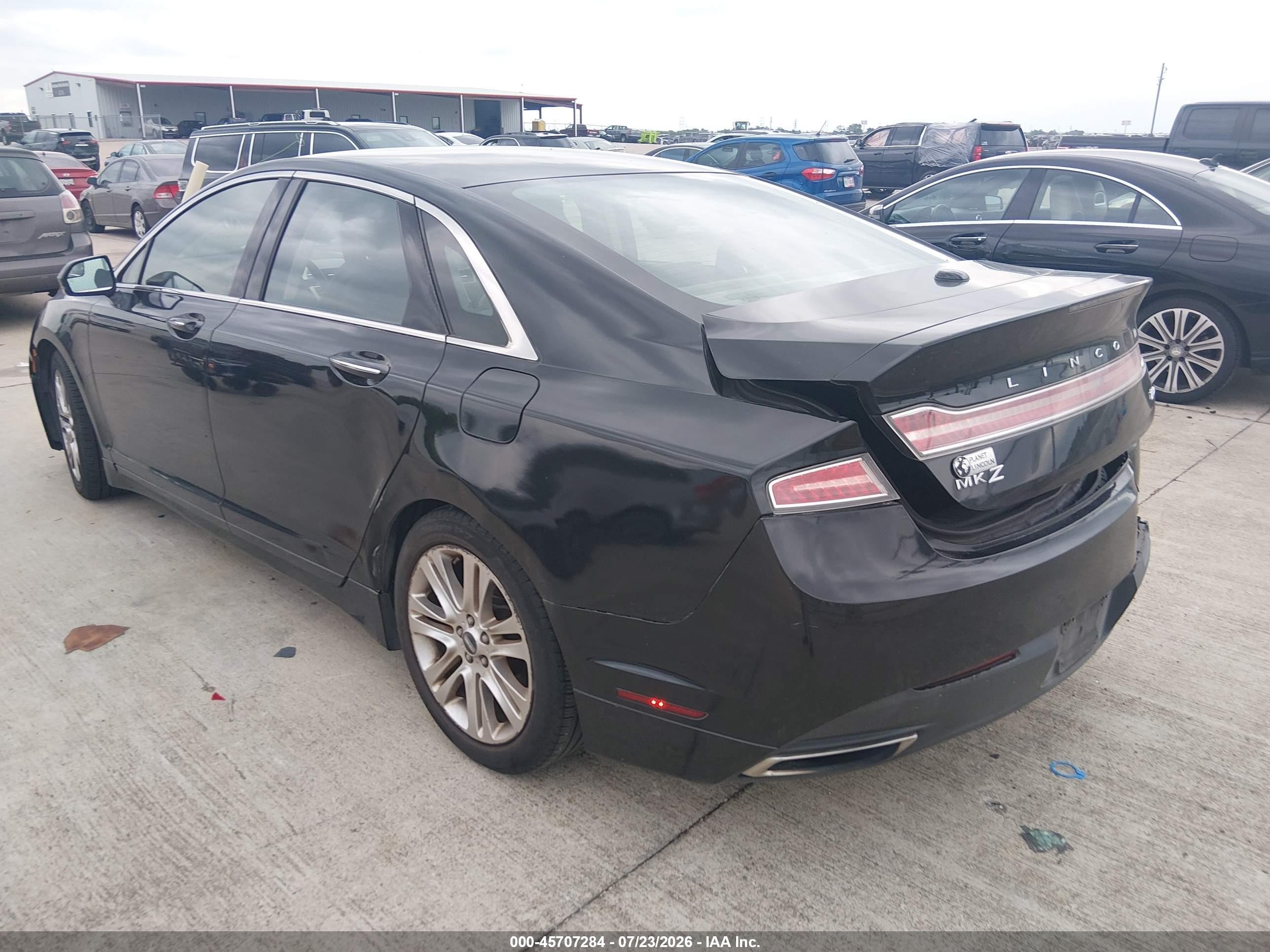 2013 Lincoln Mkz   Black vin: 3LN6L2G92DR804383