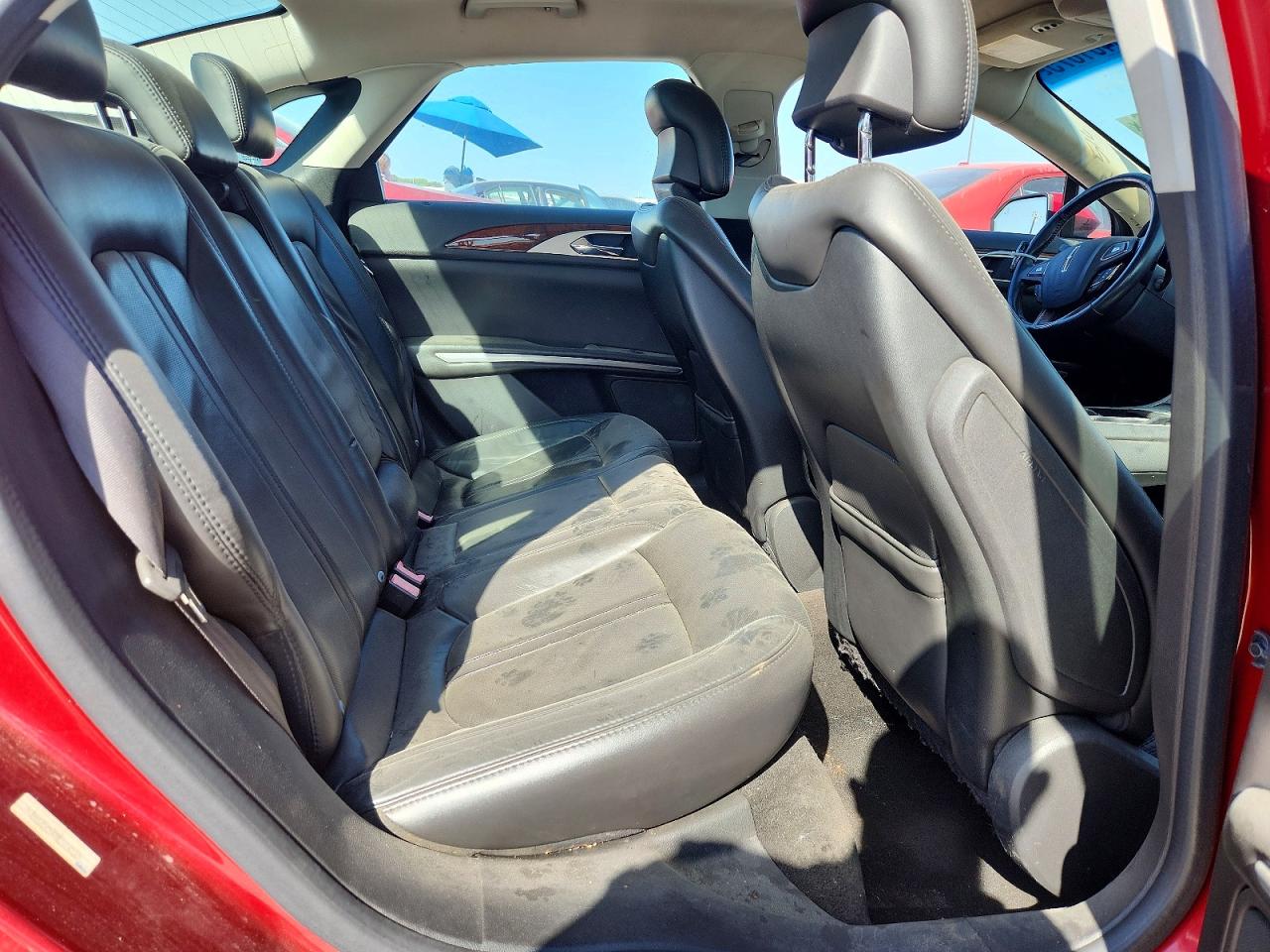 2013 Lincoln Mkz Red vin: 3LN6L2G92DR812516