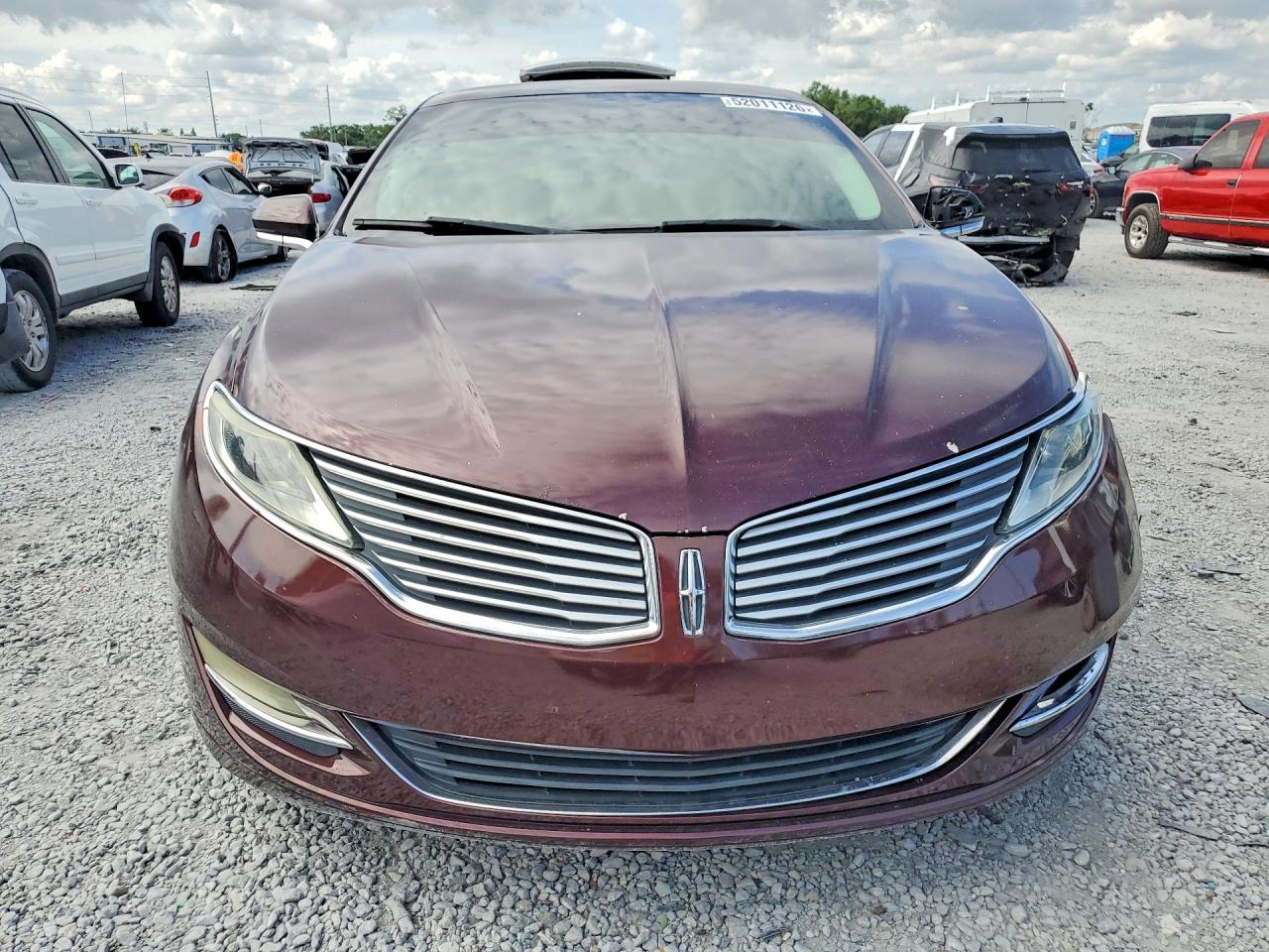 2013 Lincoln Mkz Burgundy vin: 3LN6L2G92DR818252