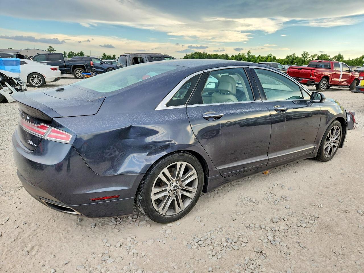 2013 Lincoln Mkz Gray vin: 3LN6L2G92DR818672