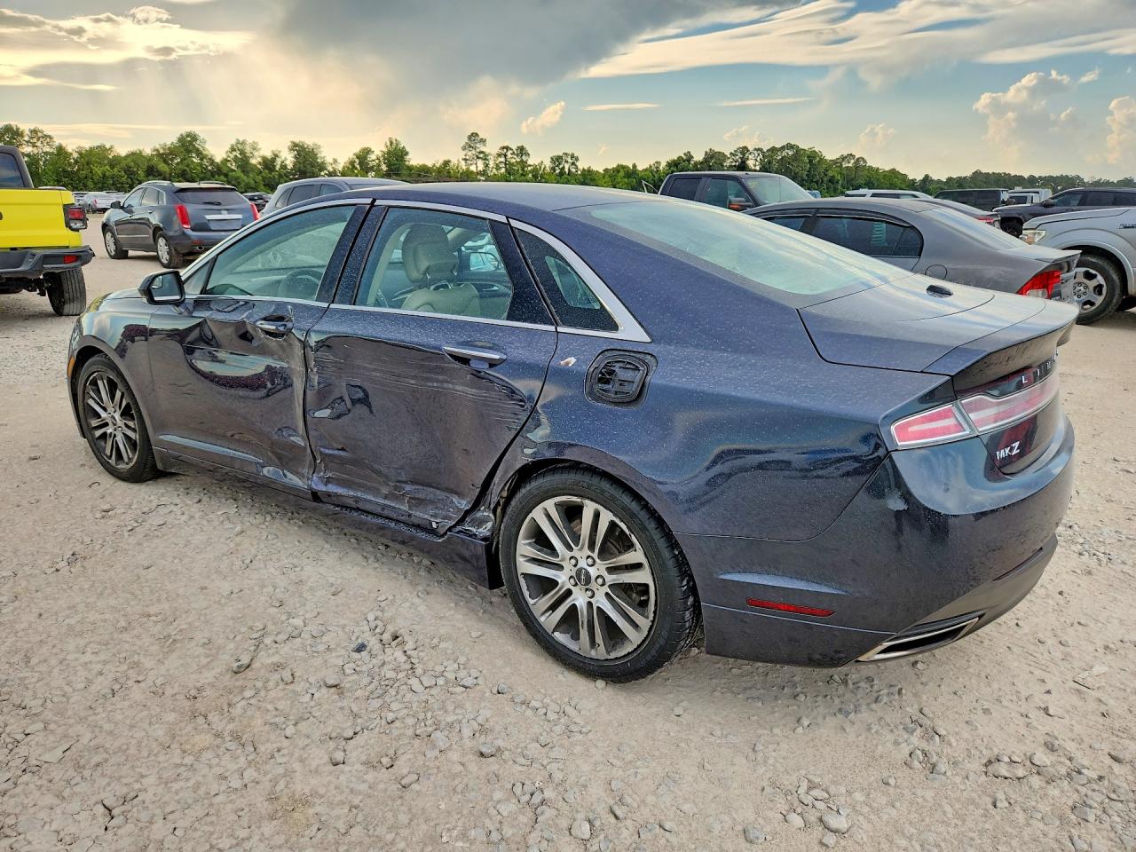 2013 Lincoln Mkz Gray vin: 3LN6L2G92DR818672