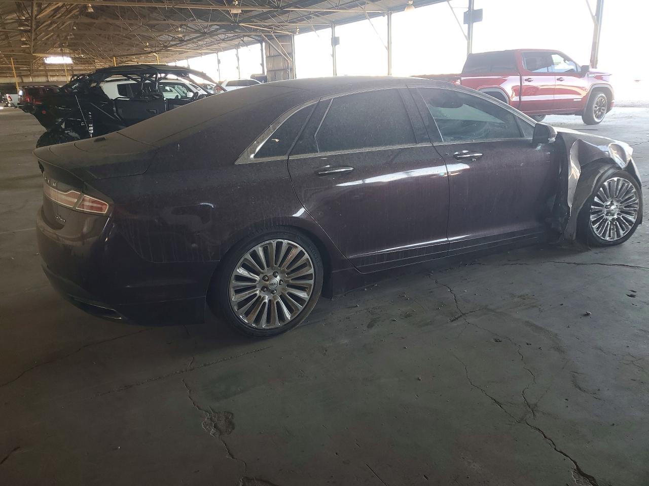 2013 Lincoln Mkz Burgundy vin: 3LN6L2G92DR826416