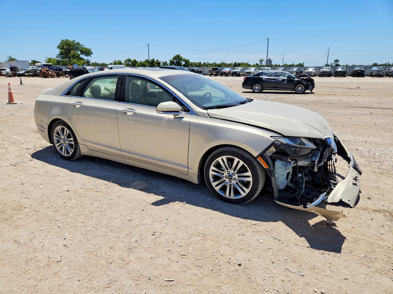 2014 Lincoln Mkz Tan vin: 3LN6L2G92ER800707