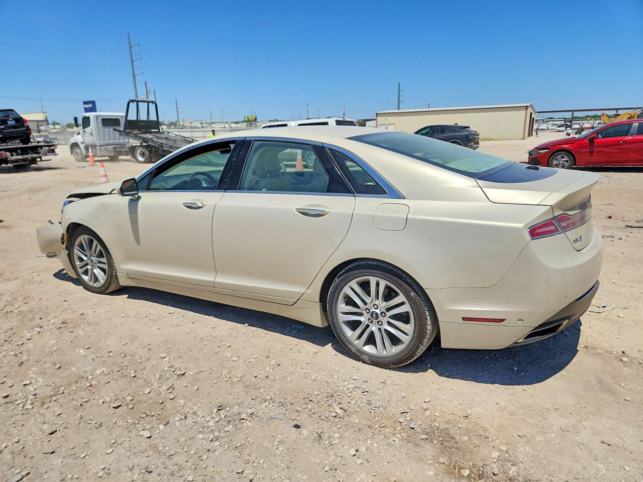 2014 Lincoln Mkz Tan vin: 3LN6L2G92ER800707