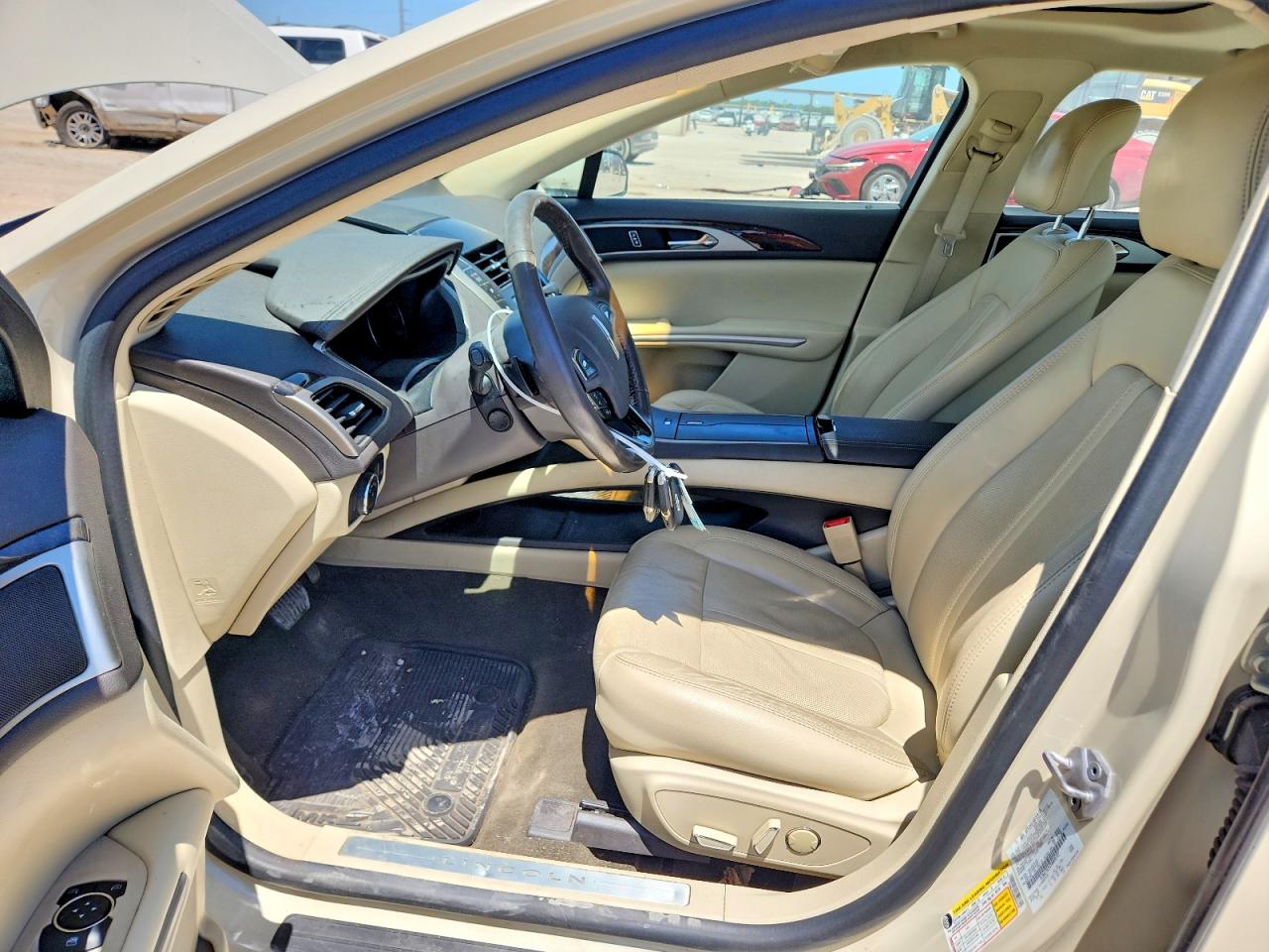 2014 Lincoln Mkz Tan vin: 3LN6L2G92ER800707