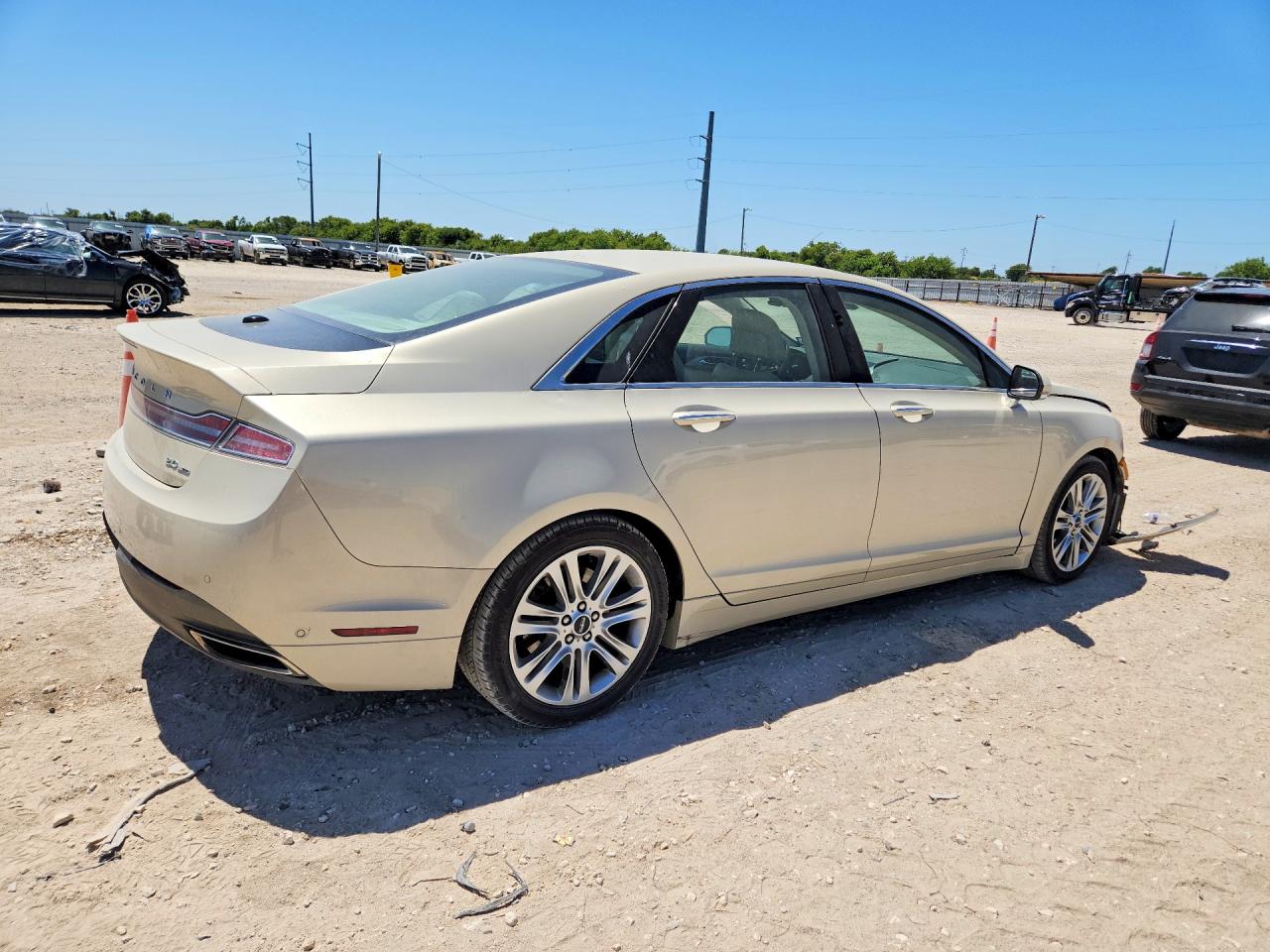 2014 Lincoln Mkz Tan vin: 3LN6L2G92ER800707