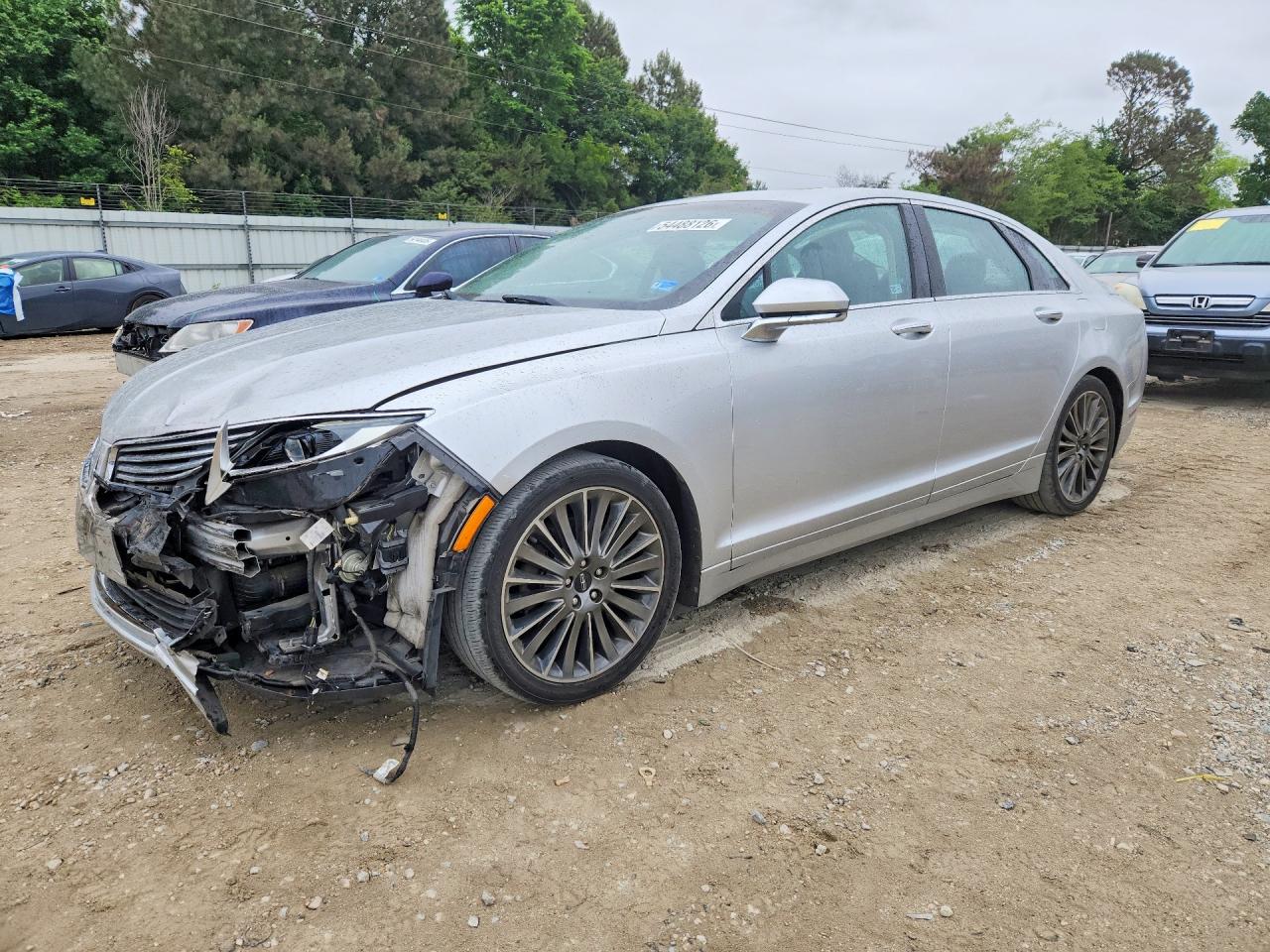 2014 Lincoln Mkz Silver vin: 3LN6L2G92ER807933