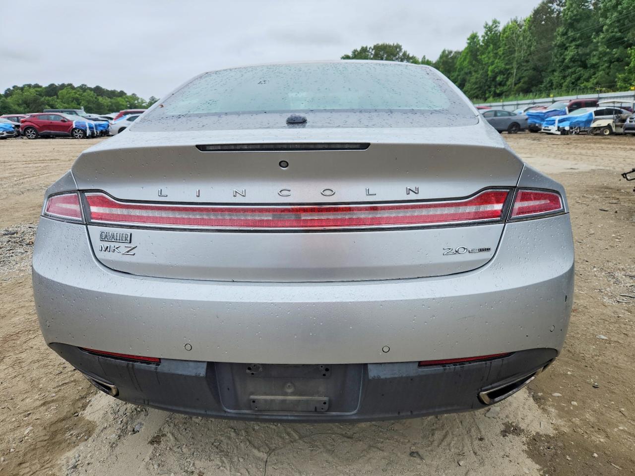 2014 Lincoln Mkz Silver vin: 3LN6L2G92ER807933