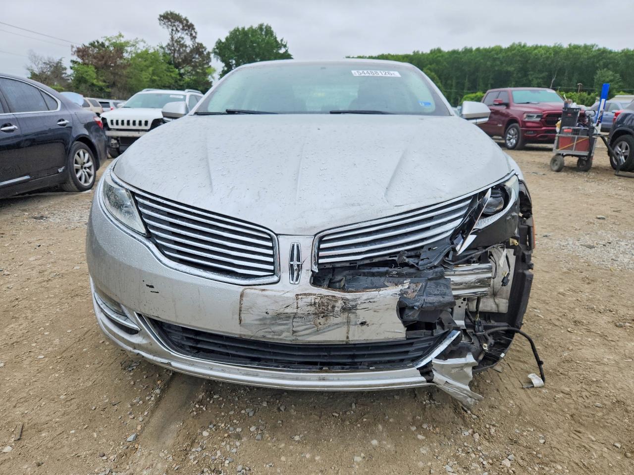 2014 Lincoln Mkz Silver vin: 3LN6L2G92ER807933
