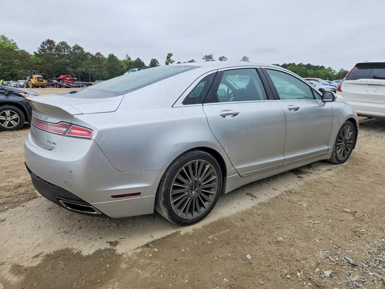 2014 Lincoln Mkz Silver vin: 3LN6L2G92ER807933