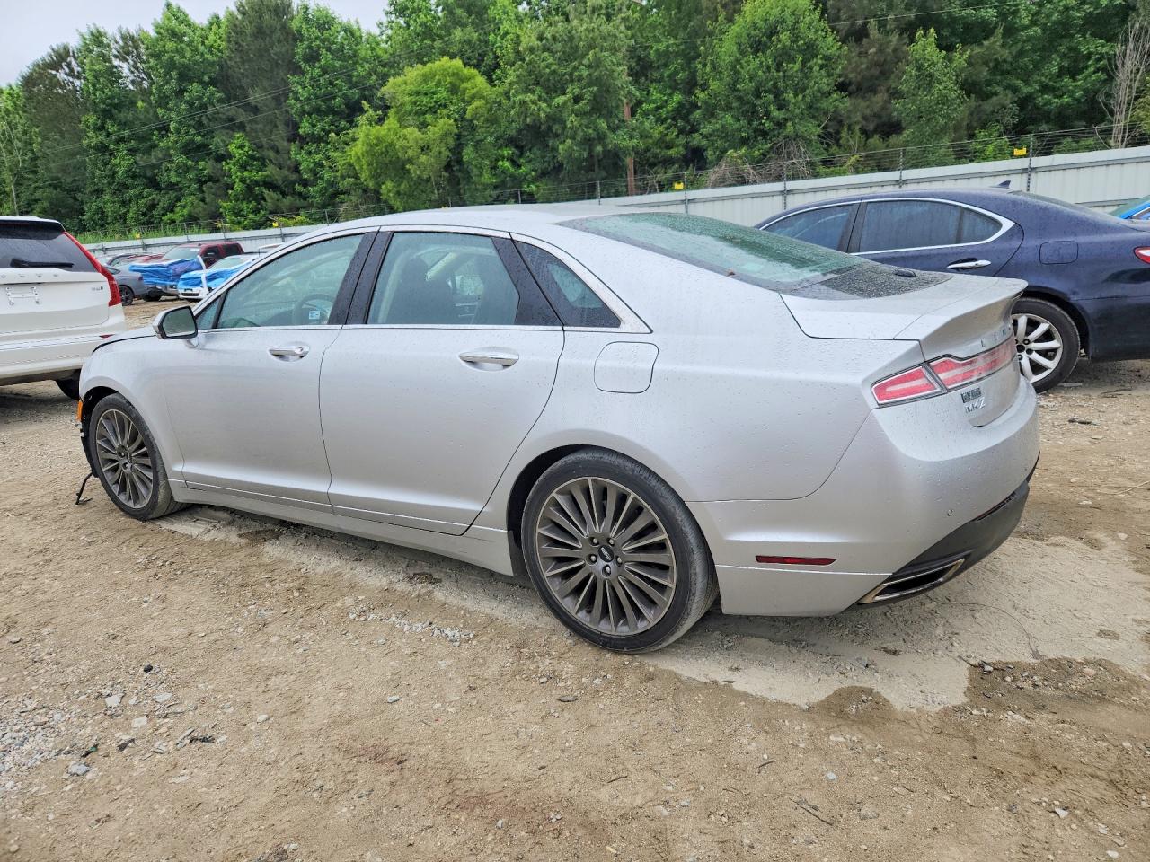 2014 Lincoln Mkz Silver vin: 3LN6L2G92ER807933