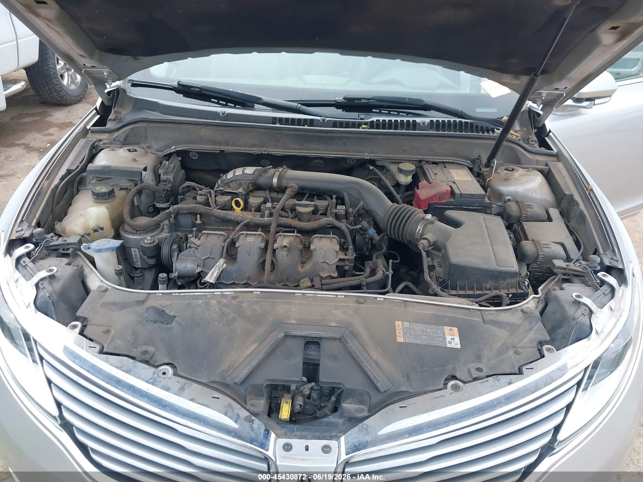 2014 Lincoln Mkz   Silver vin: 3LN6L2G92ER810489