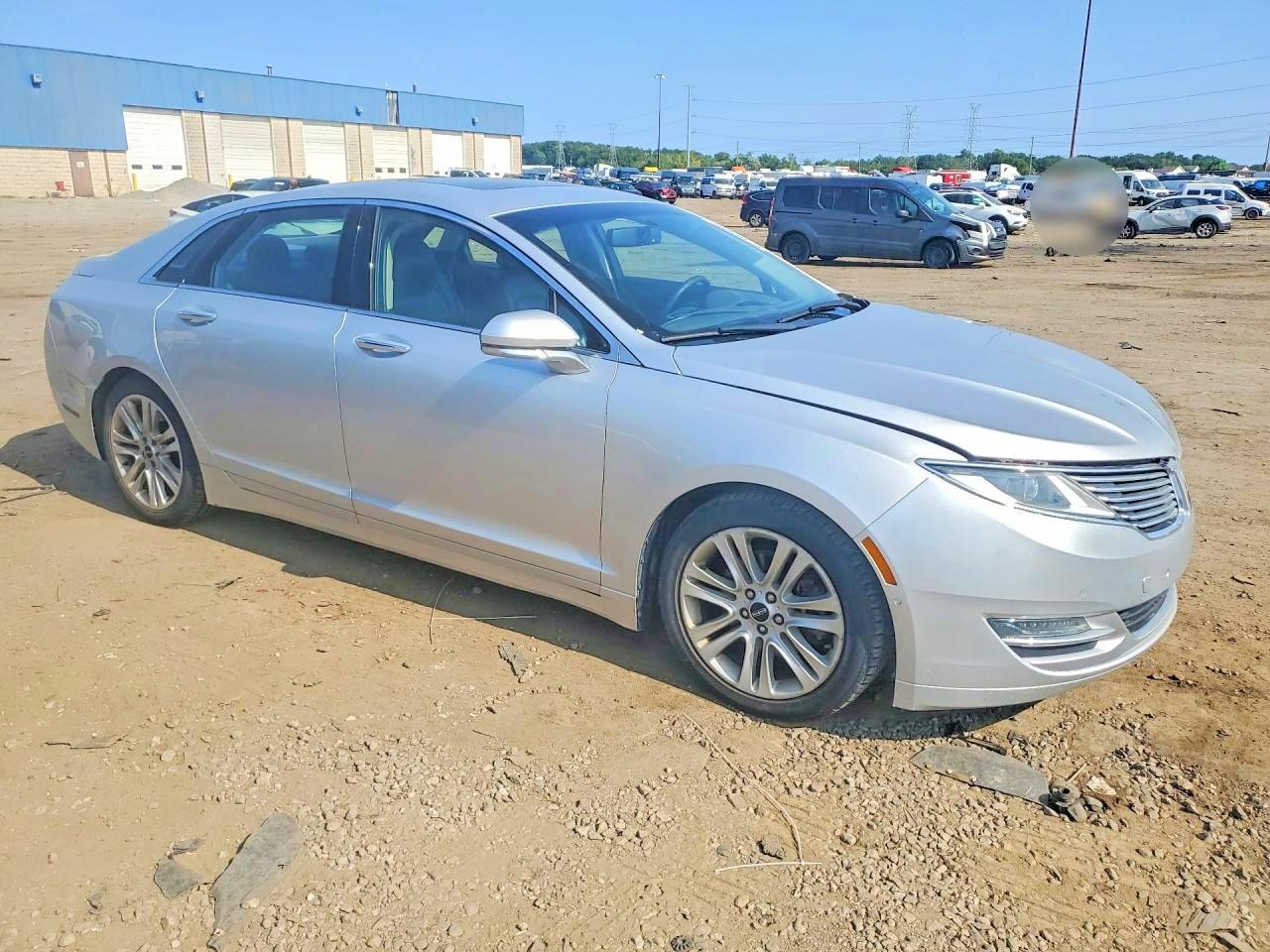 2014 Lincoln Mkz Silver vin: 3LN6L2G92ER815675