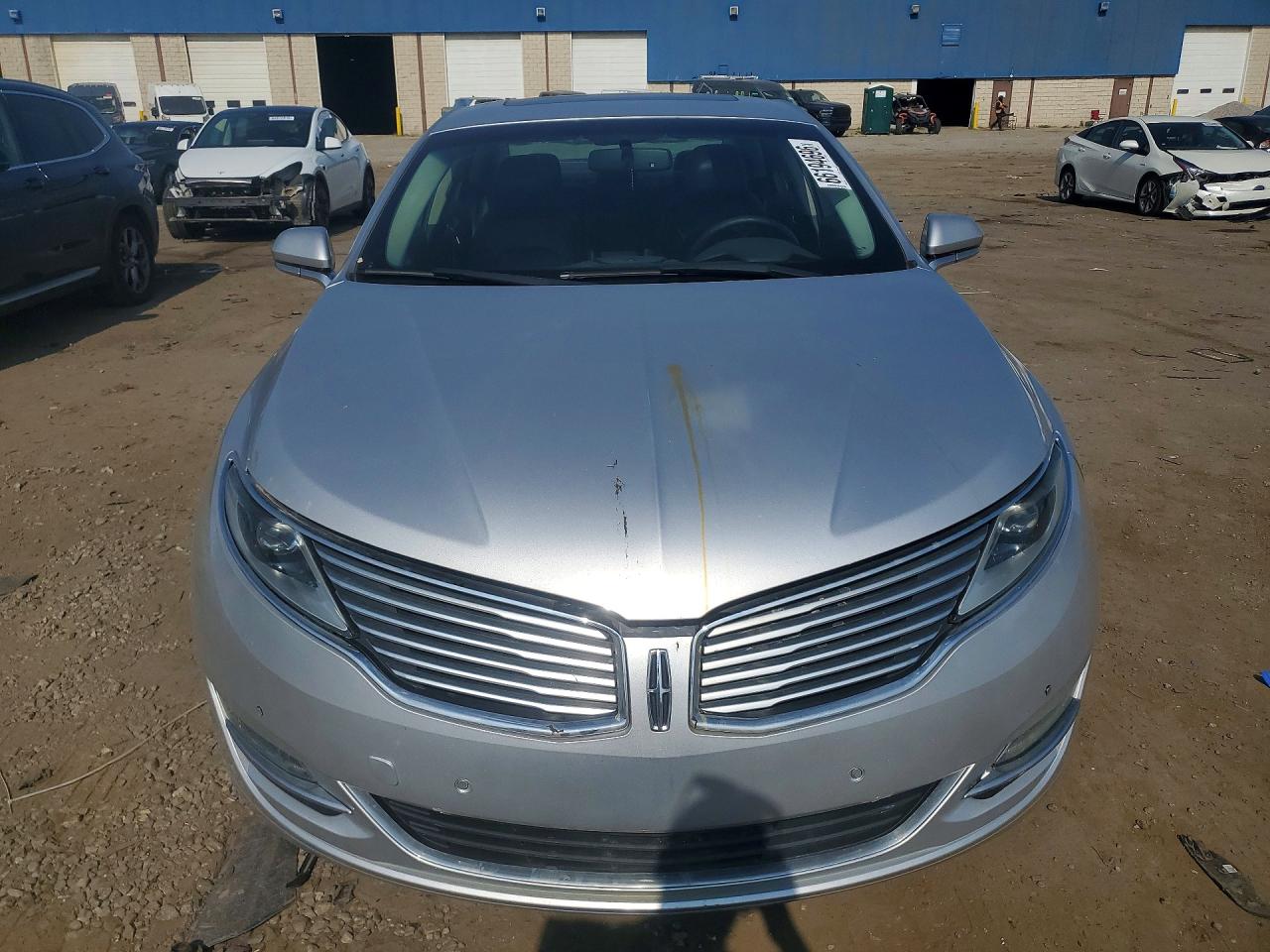 2014 Lincoln Mkz Silver vin: 3LN6L2G92ER815675